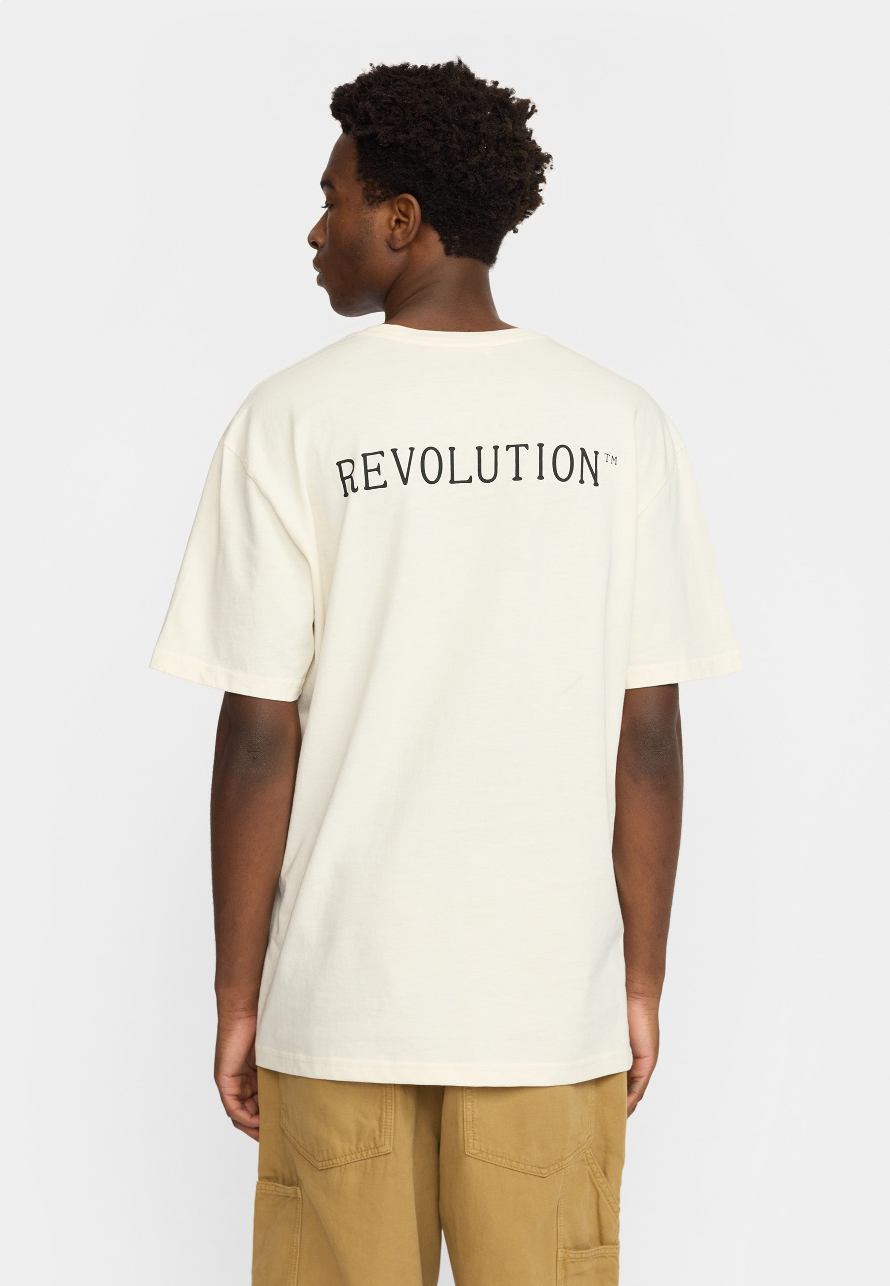 Revolution Printed T-shirt T-Shirts Offwhite