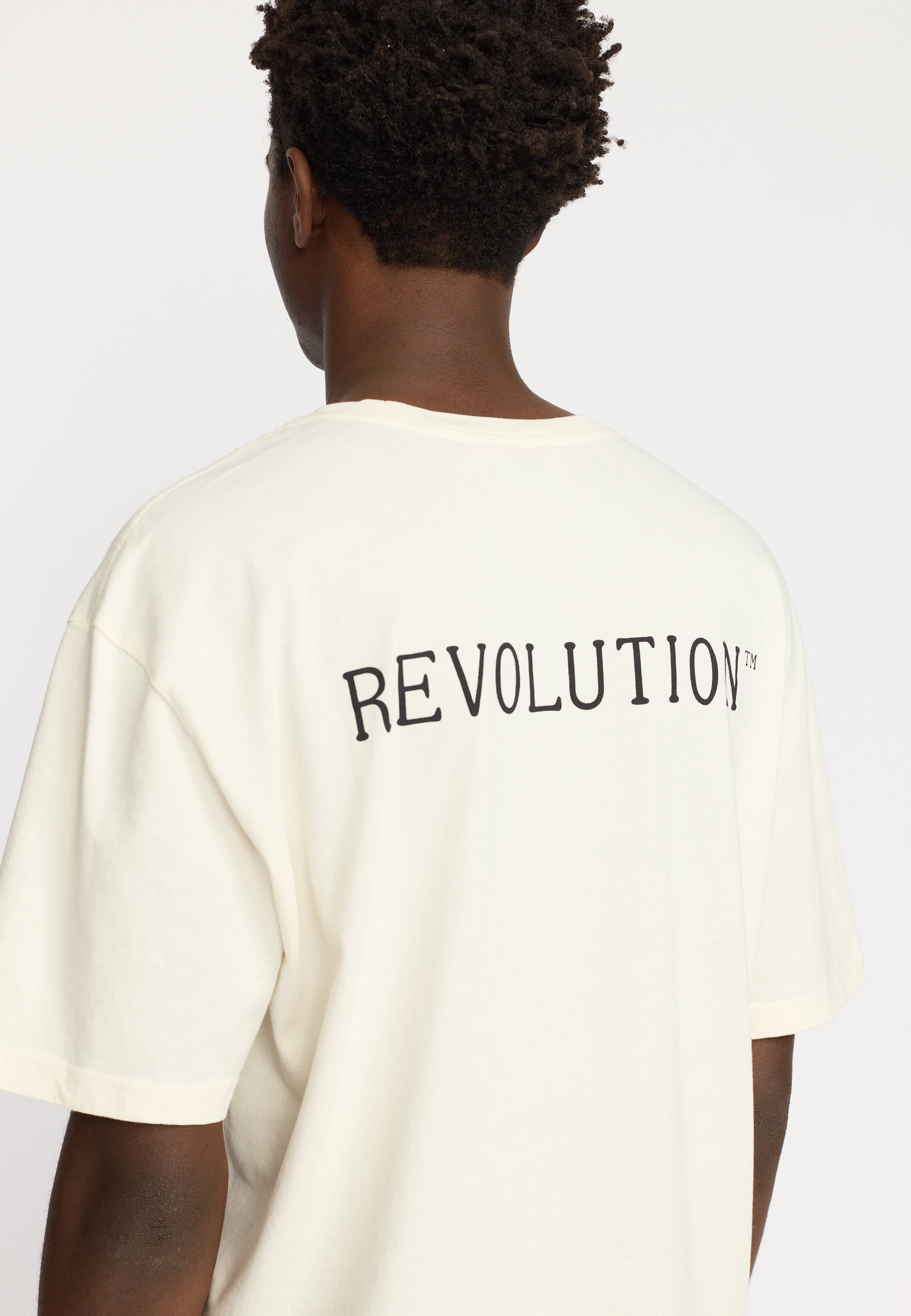 Revolution Printed T-shirt T-Shirts Offwhite