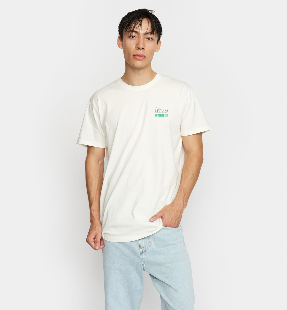 Revolution Printed T-shirt T-Shirts Offwhite