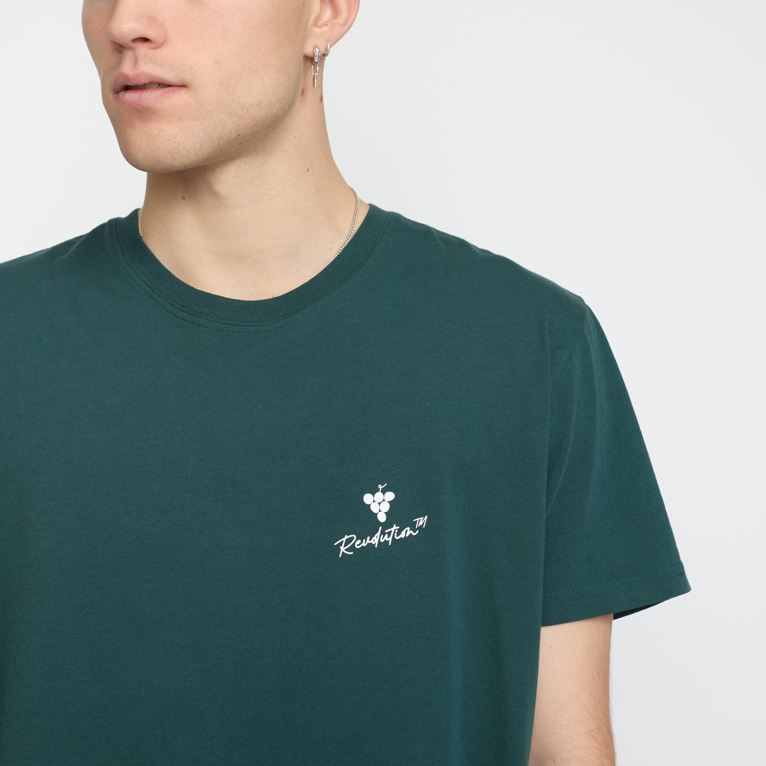 Revolution Printed T-shirt T-Shirts Darkgreen