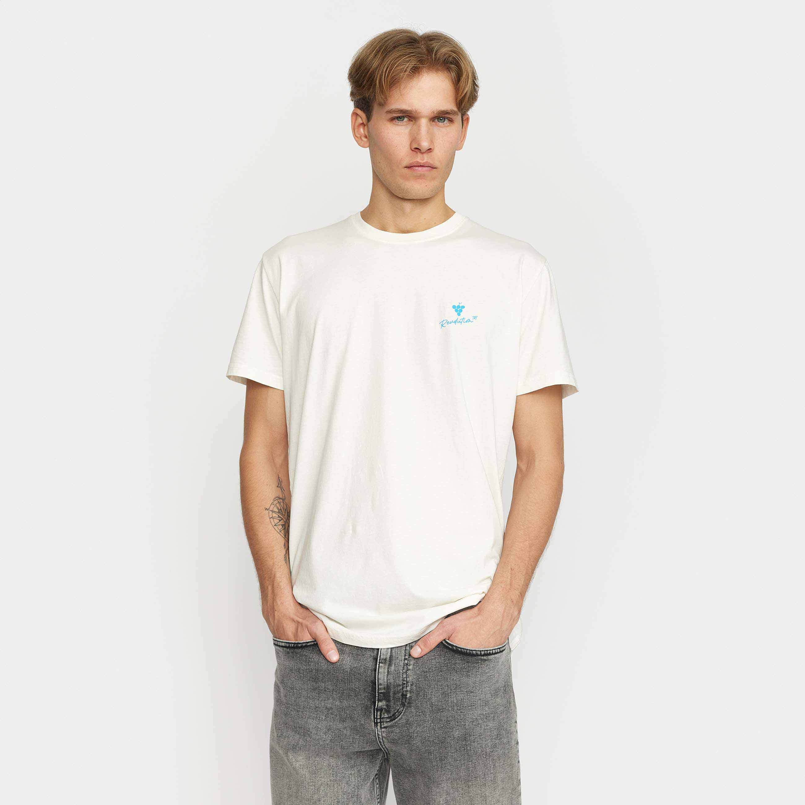 Revolution Printed T-shirt T-Shirts Offwhite