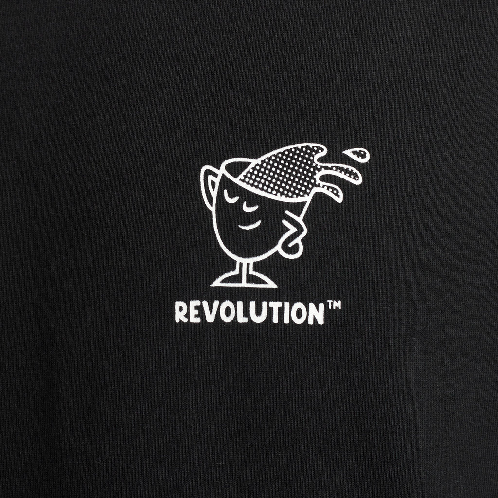 Revolution Printed T-shirt T-Shirts Black