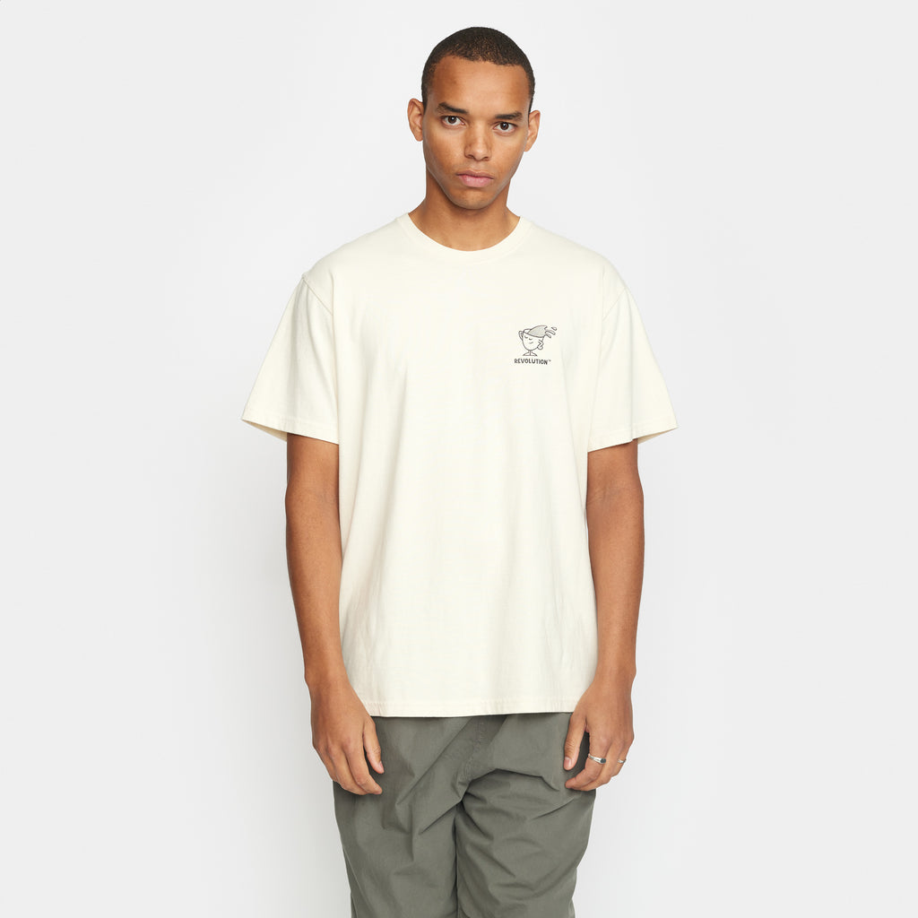 Revolution Printed T-shirt T-Shirts Offwhite