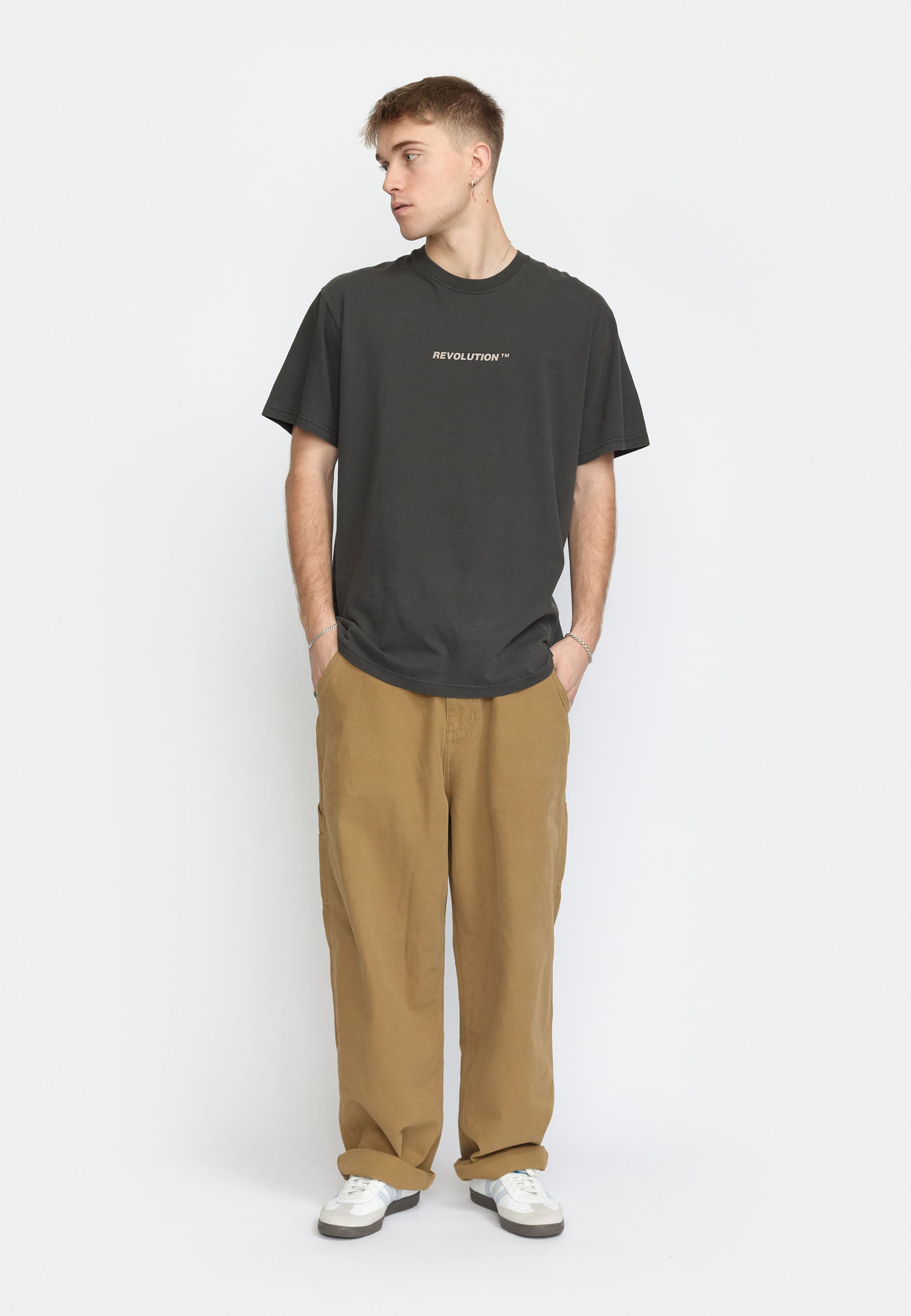 Revolution Printed T-shirt T-Shirts Black