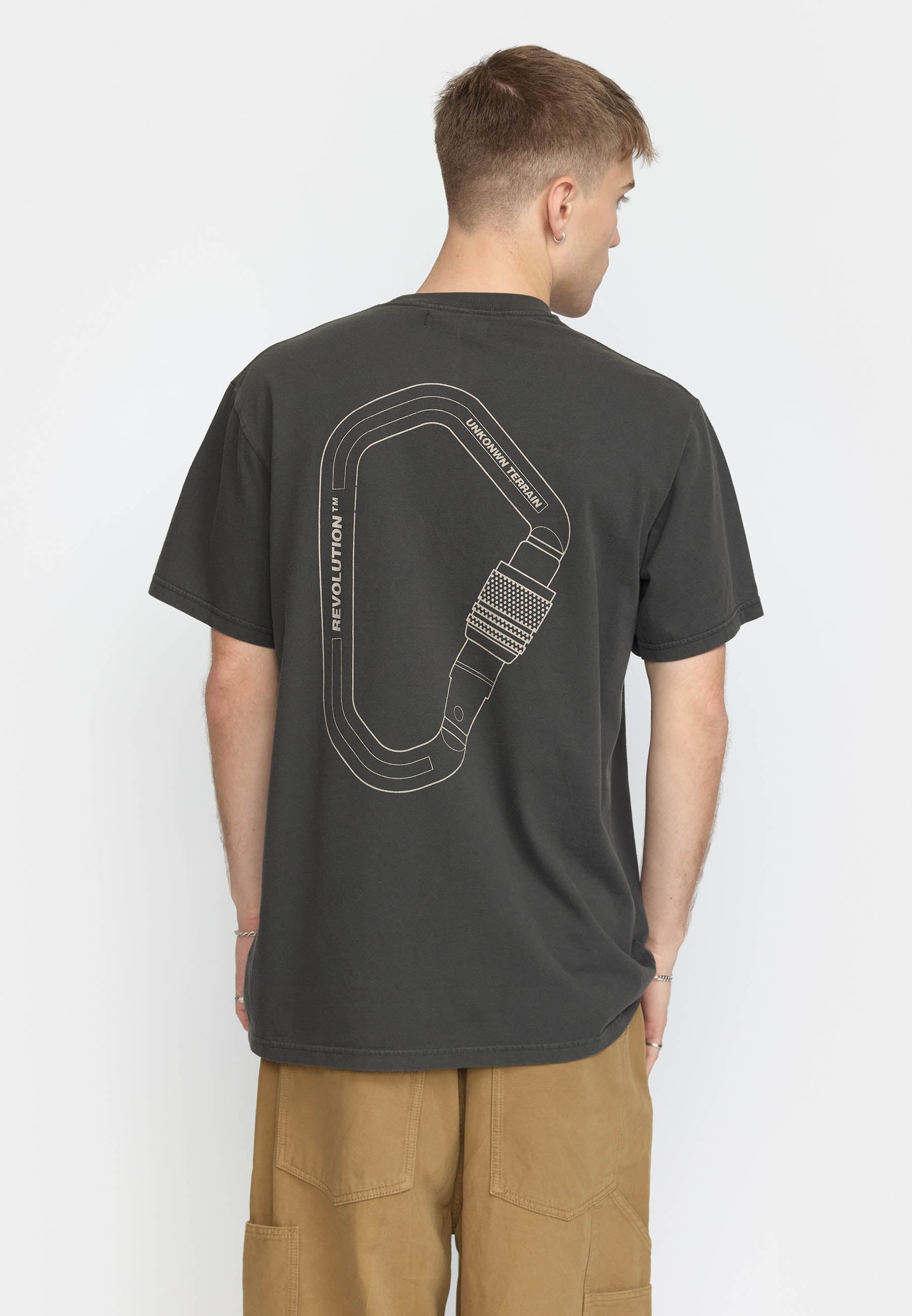 Revolution Printed T-shirt T-Shirts Black