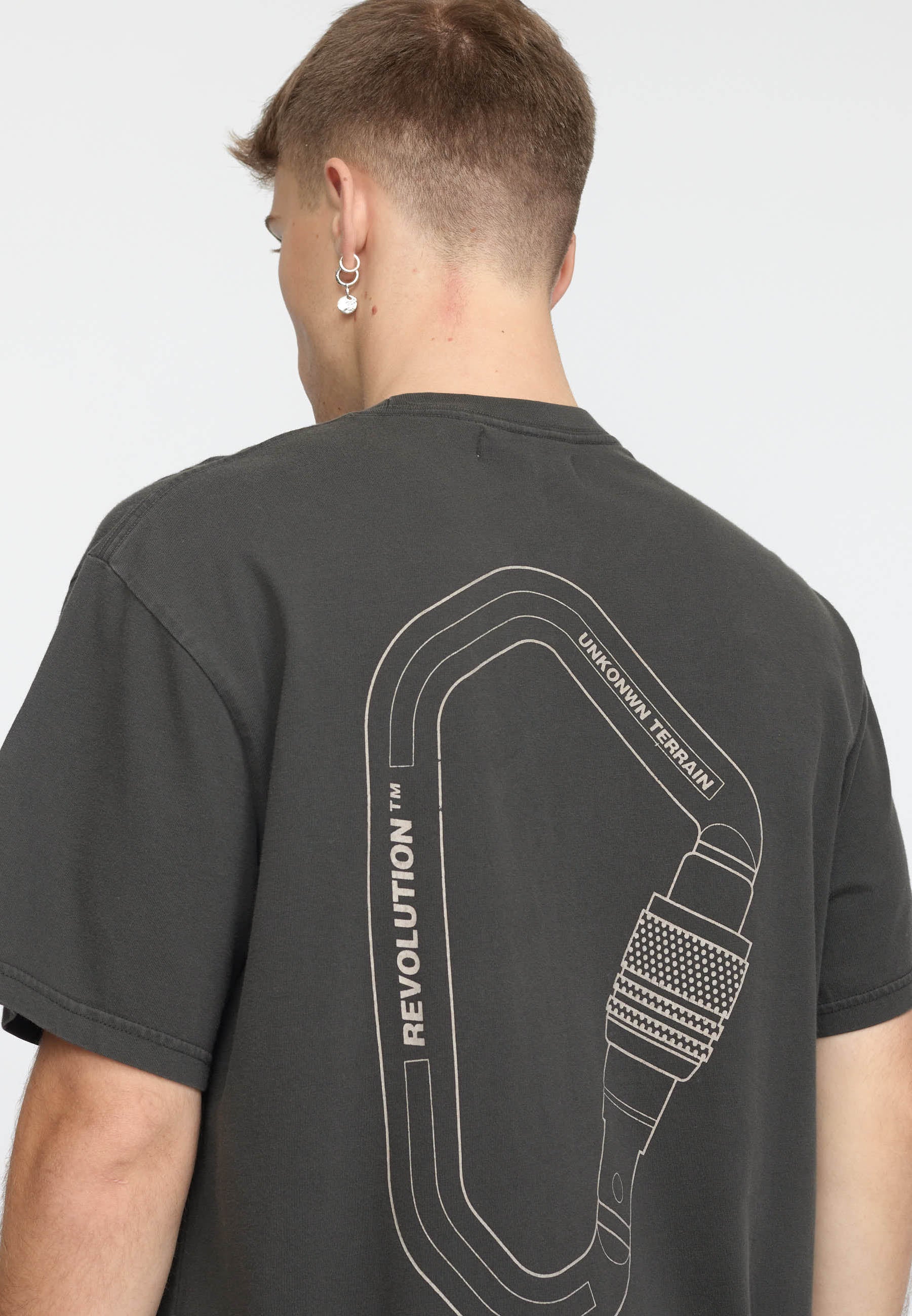 Revolution Printed T-shirt T-Shirts Black