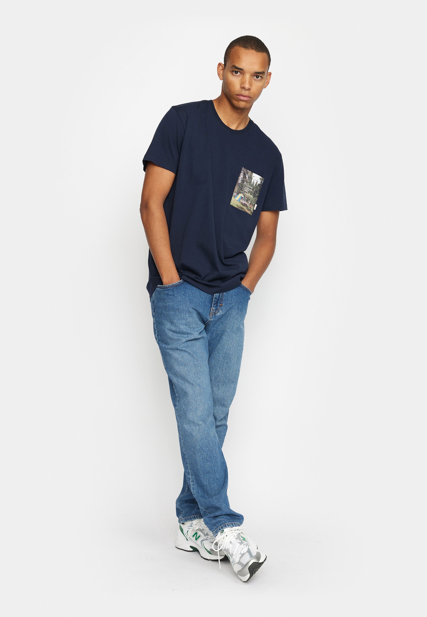 Revolution Printed T-shirt T-Shirts Navy