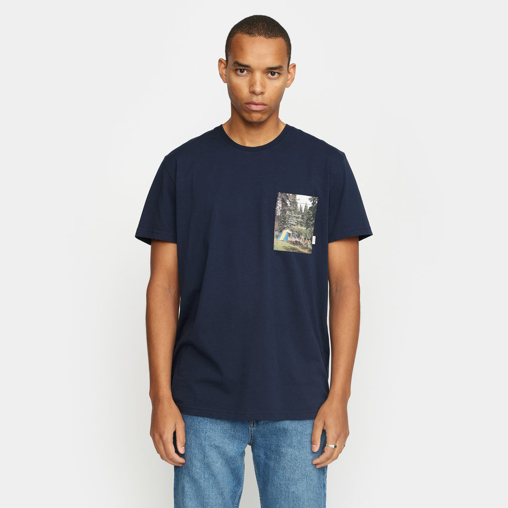 Revolution Printed T-shirt T-Shirts Navy