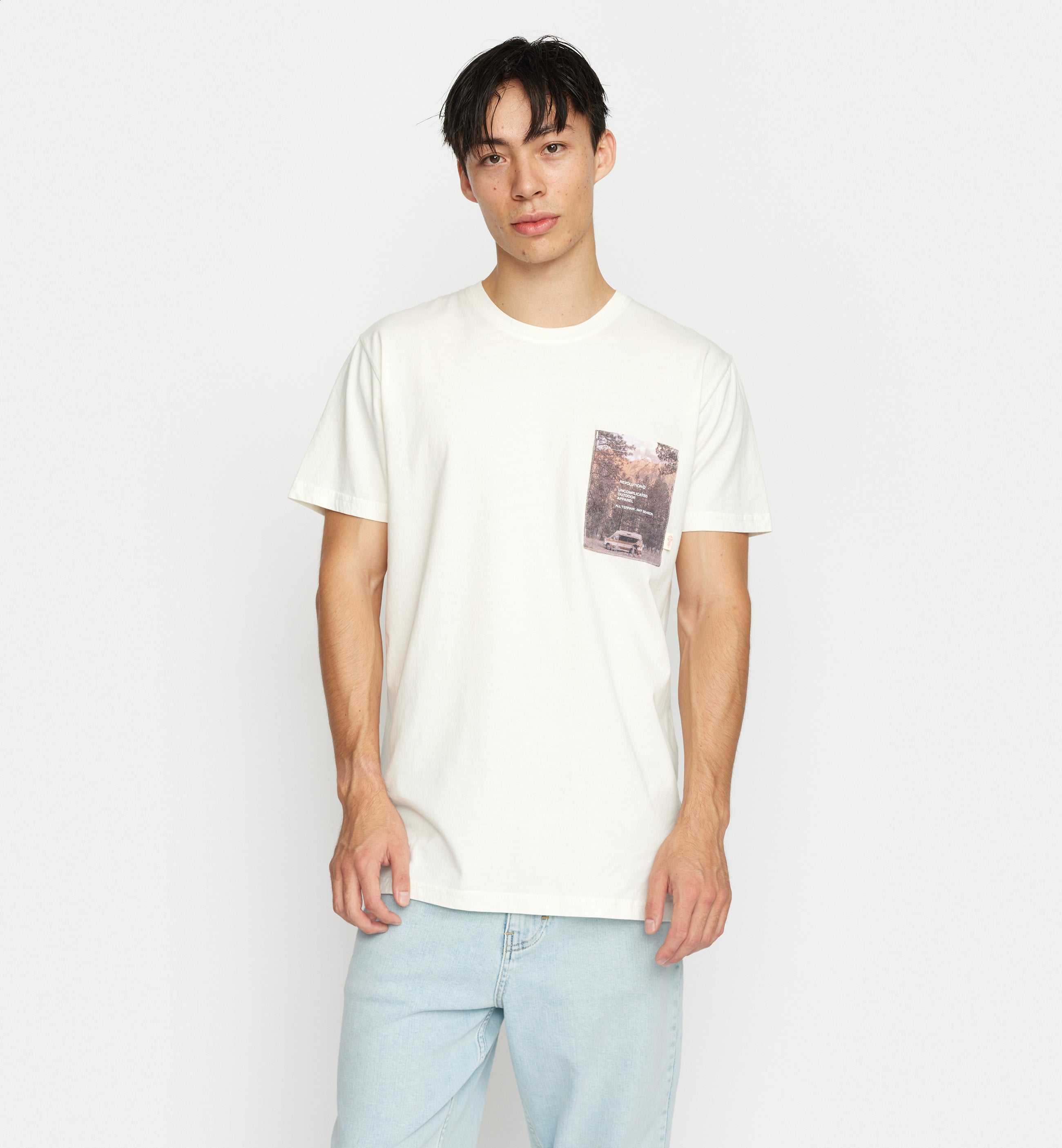 Revolution Printed T-shirt T-Shirts Offwhite