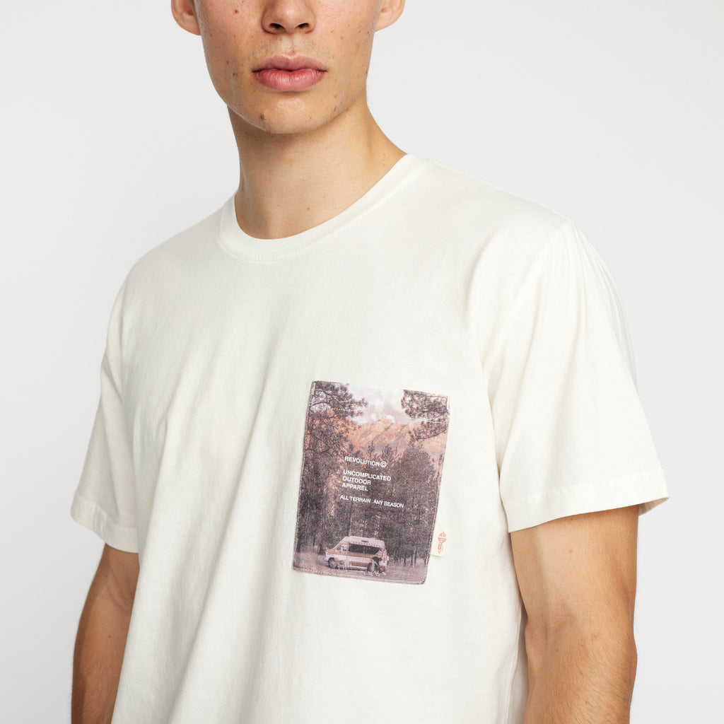 Revolution Printed T-shirt T-Shirts Offwhite