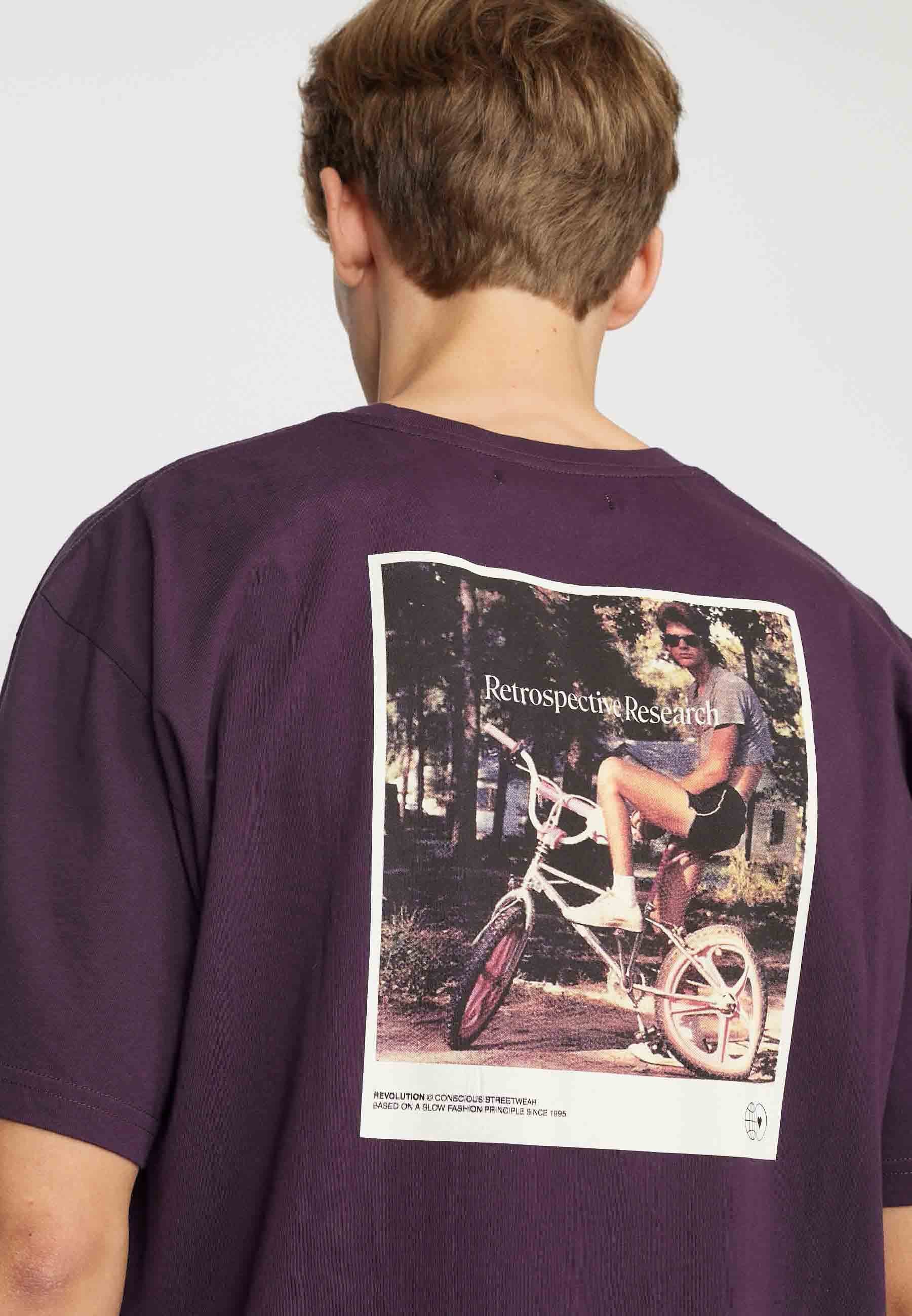Revolution Printed T-shirt T-Shirts Purple