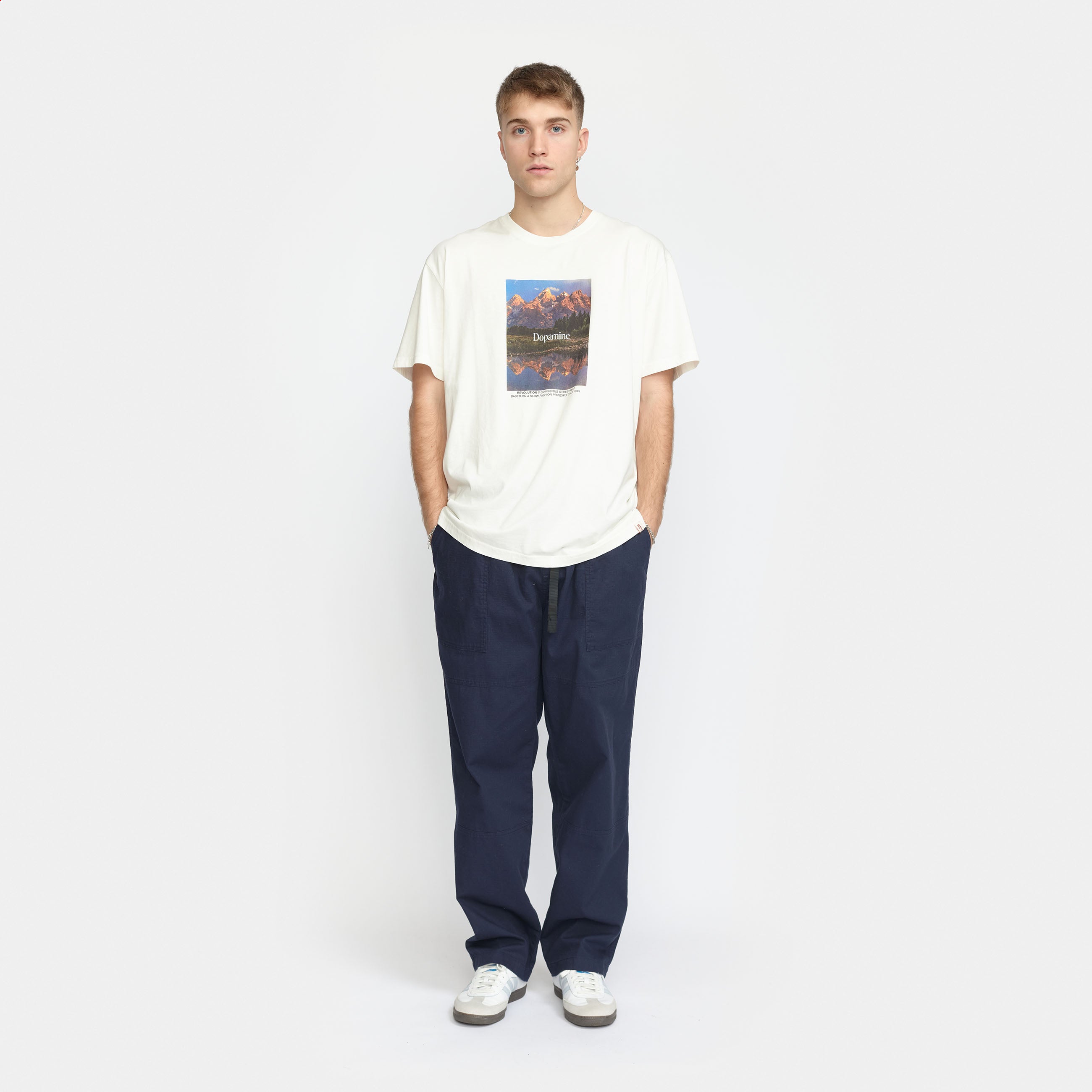 Revolution Printed T-shirt T-Shirts Offwhite