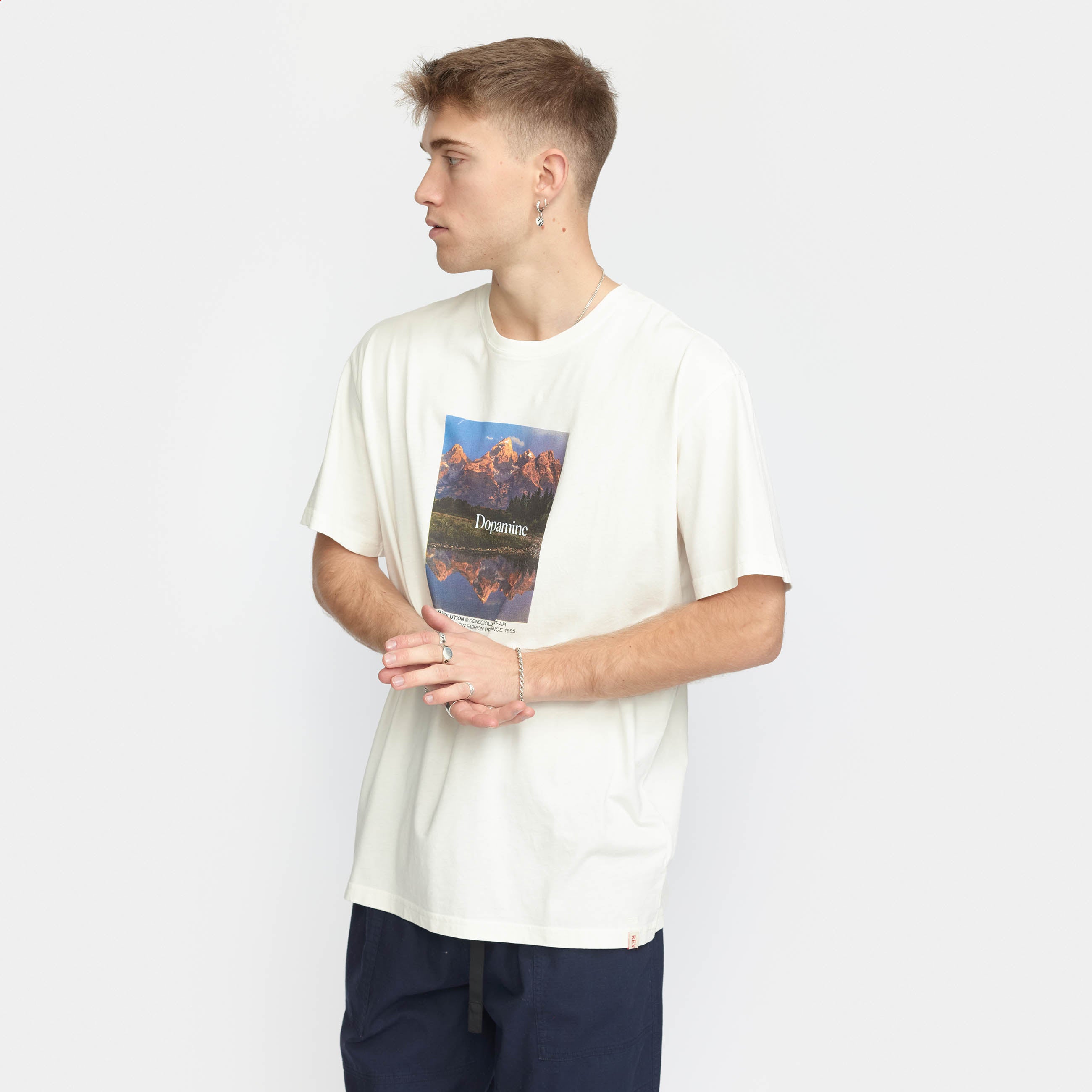 Revolution Printed T-shirt T-Shirts Offwhite