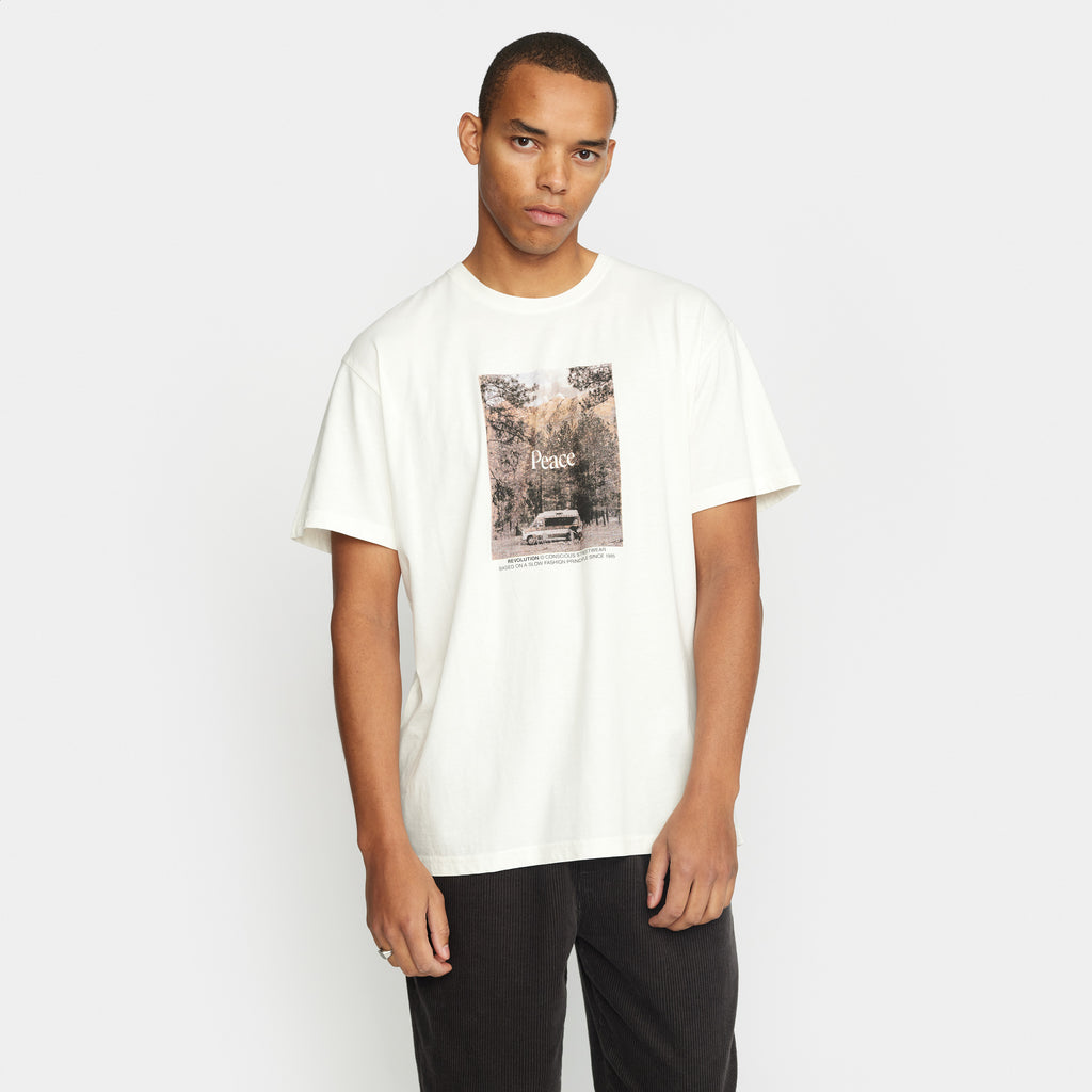 Revolution Printed T-shirt T-Shirts Offwhite