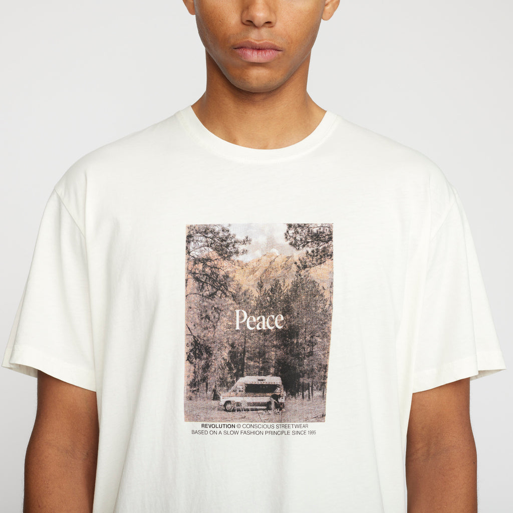 Revolution Printed T-shirt T-Shirts Offwhite