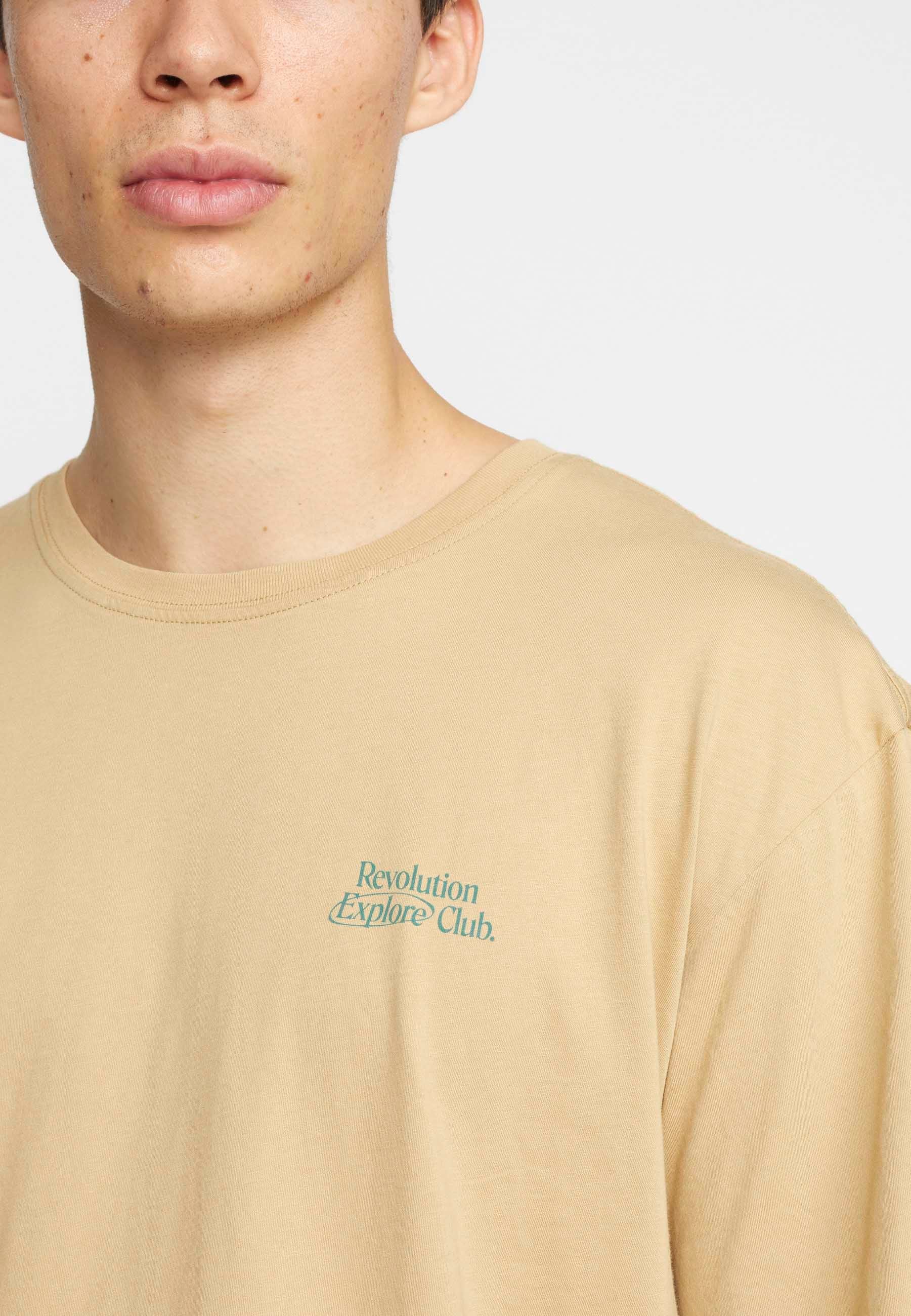 Revolution Printed T-shirt T-Shirts Khaki