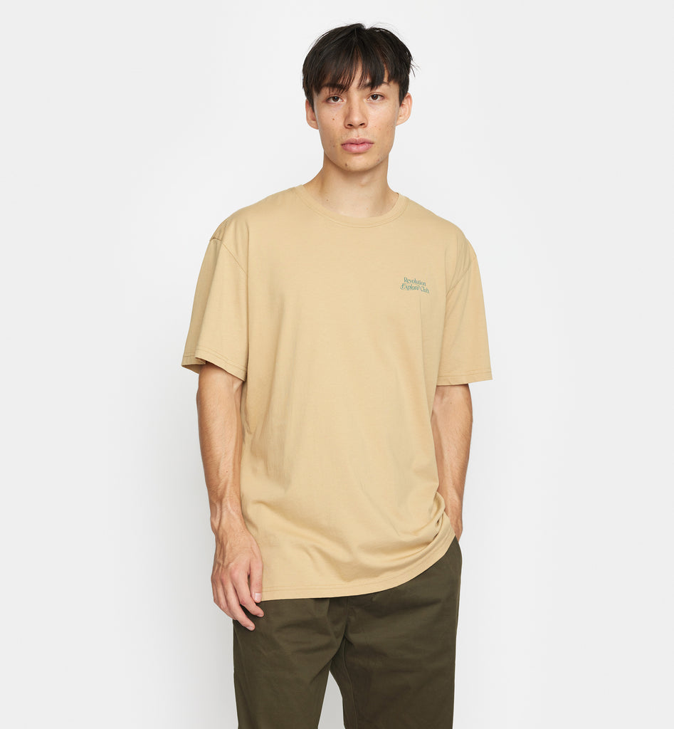 Revolution Printed T-shirt T-Shirts Khaki