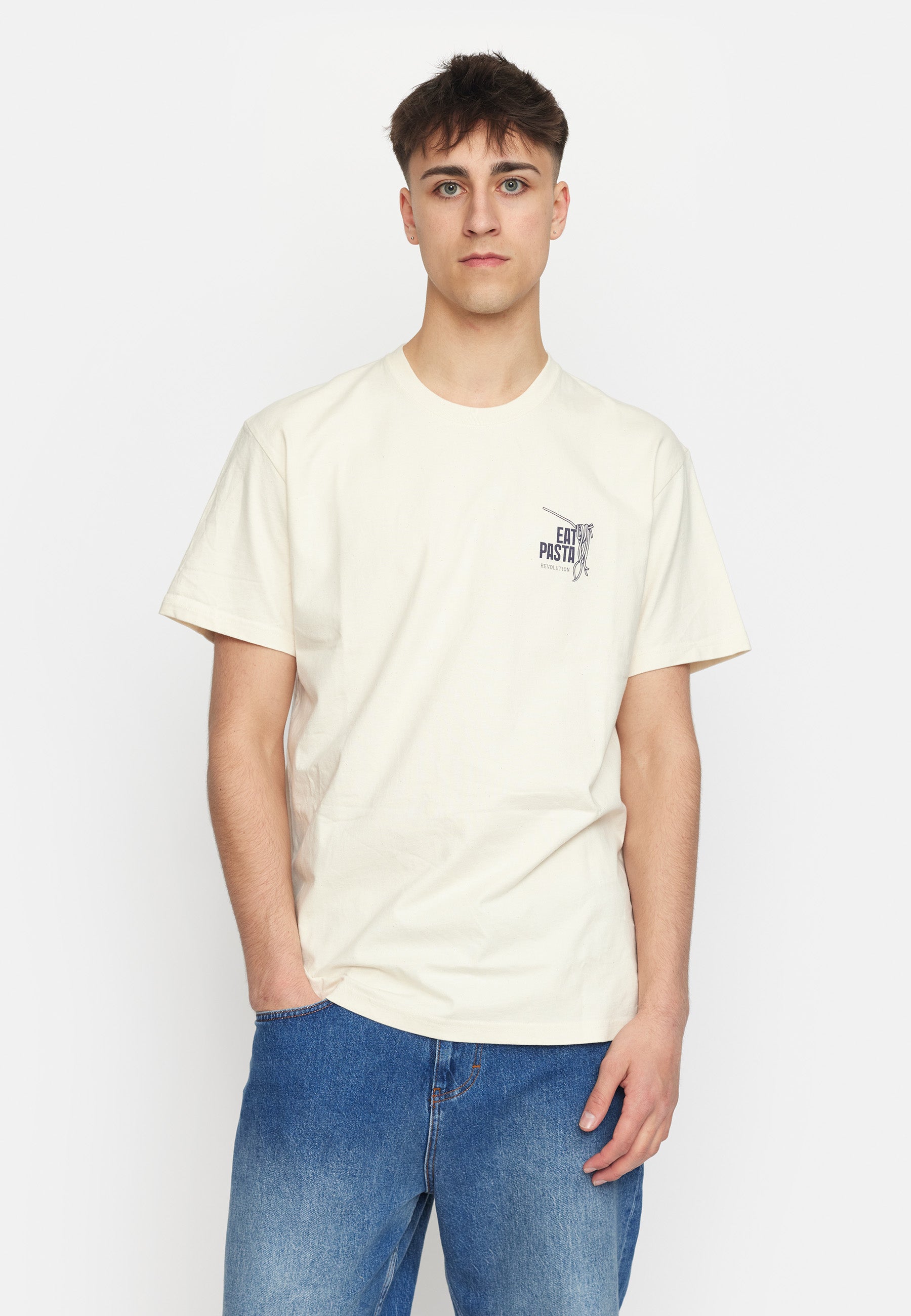 Revolution Printed T-shirt T-Shirts Offwhite