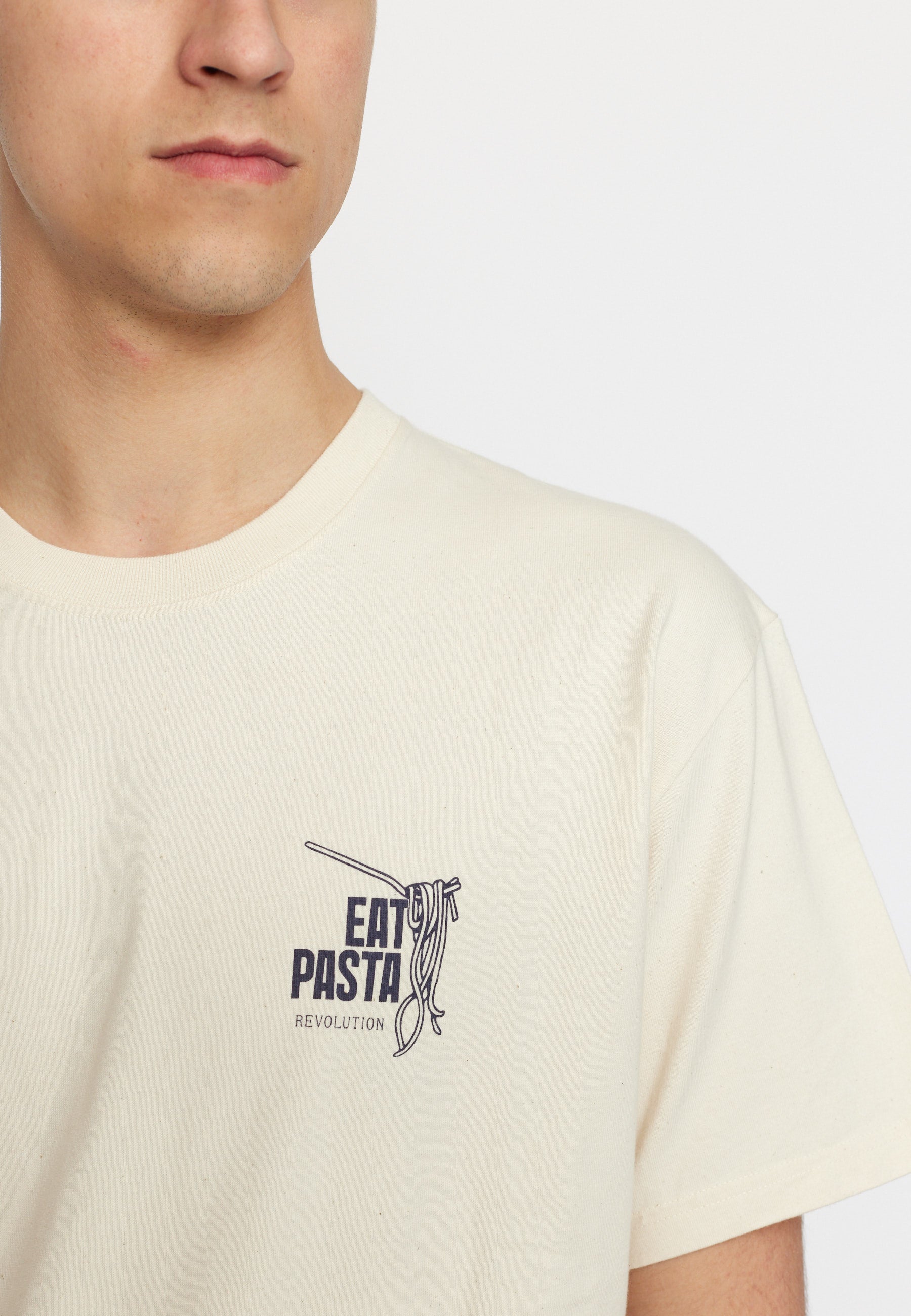 Revolution Printed T-shirt T-Shirts Offwhite