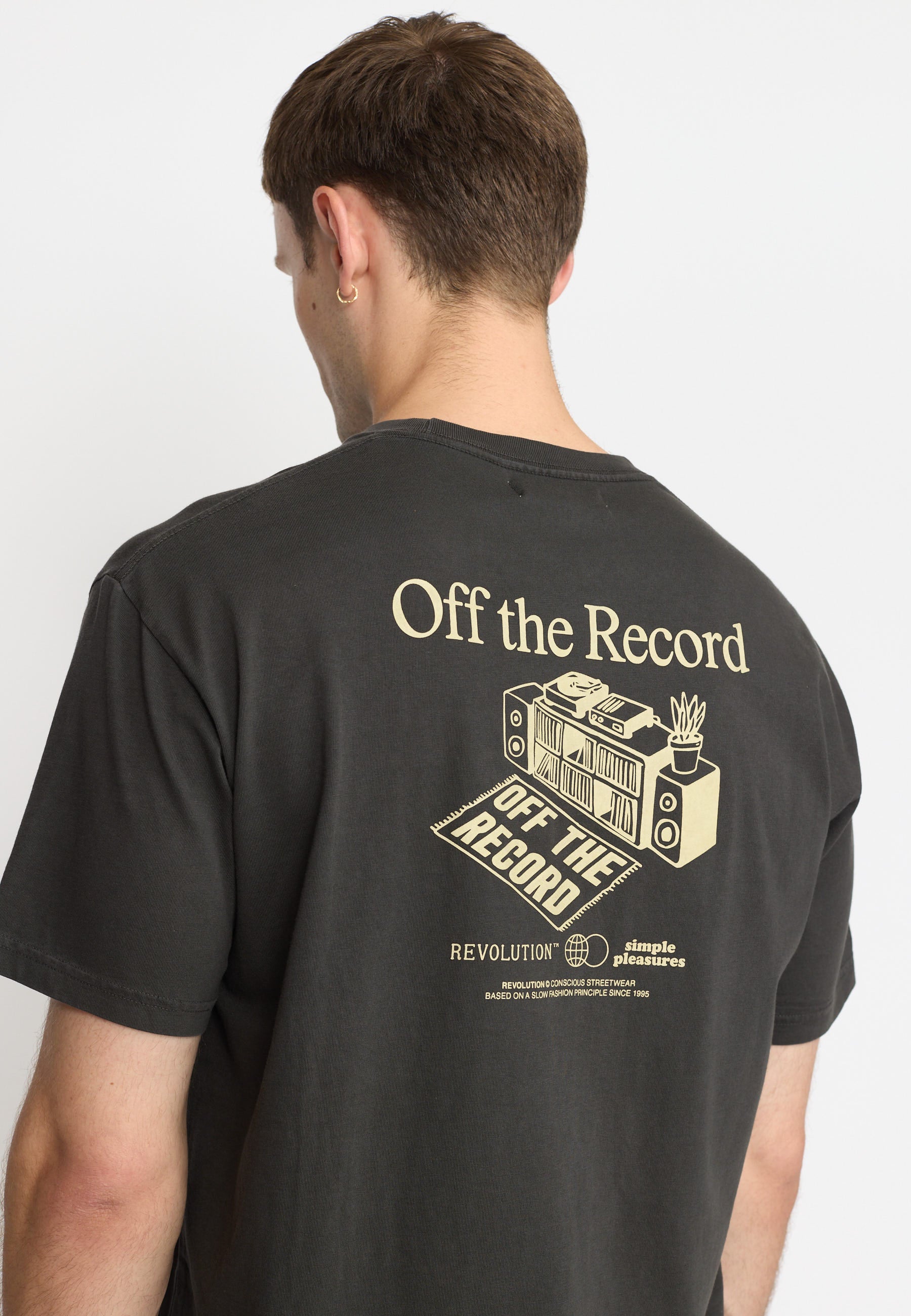 Revolution Printed T-shirt T-Shirts Black