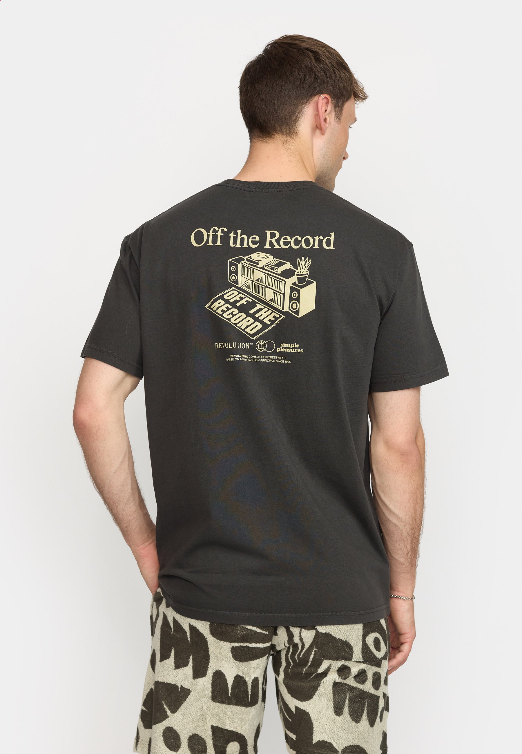 Revolution Printed T-shirt T-Shirts Black