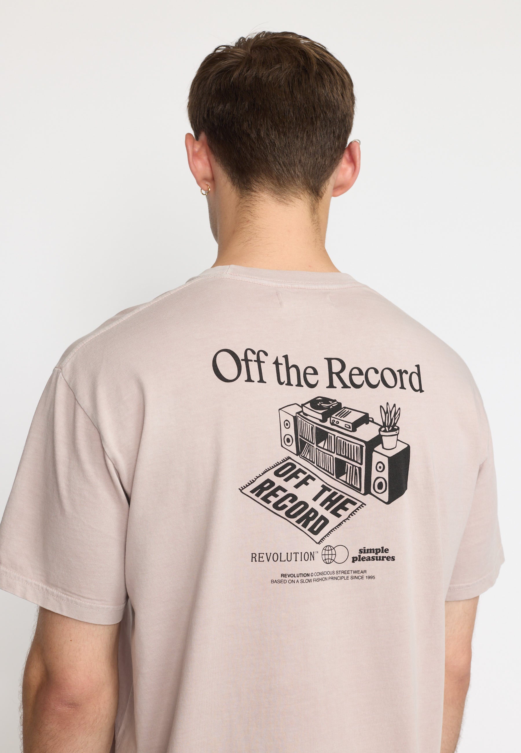 Printed T-shirt / 1389 REC - Lightpurple – Revolution.eu