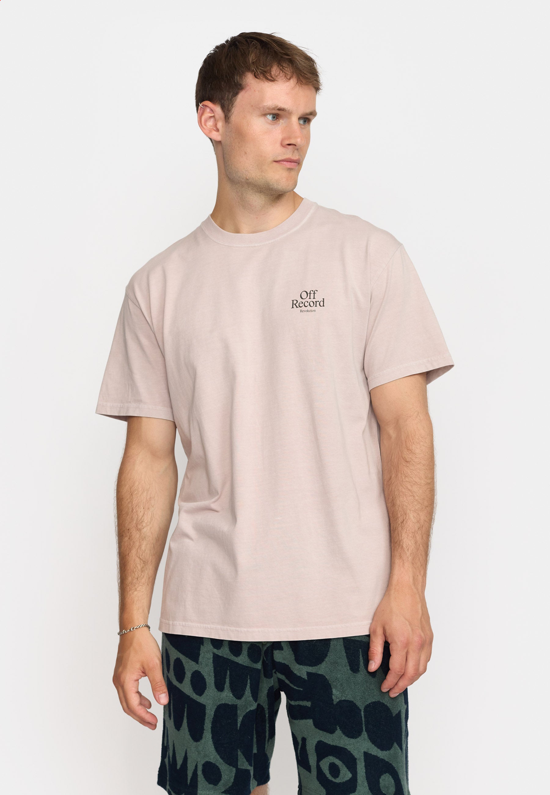 Printed T-shirt / 1389 REC - Lightpurple – Revolution.eu