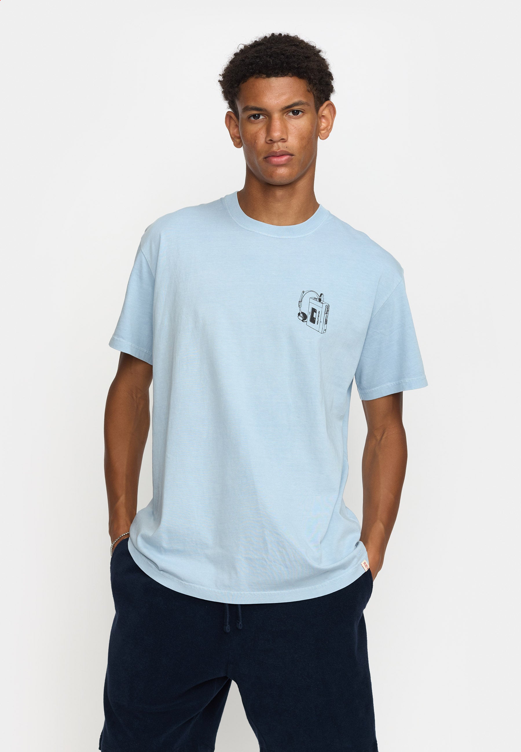 Revolution Printed T-shirt T-Shirts Dustblue