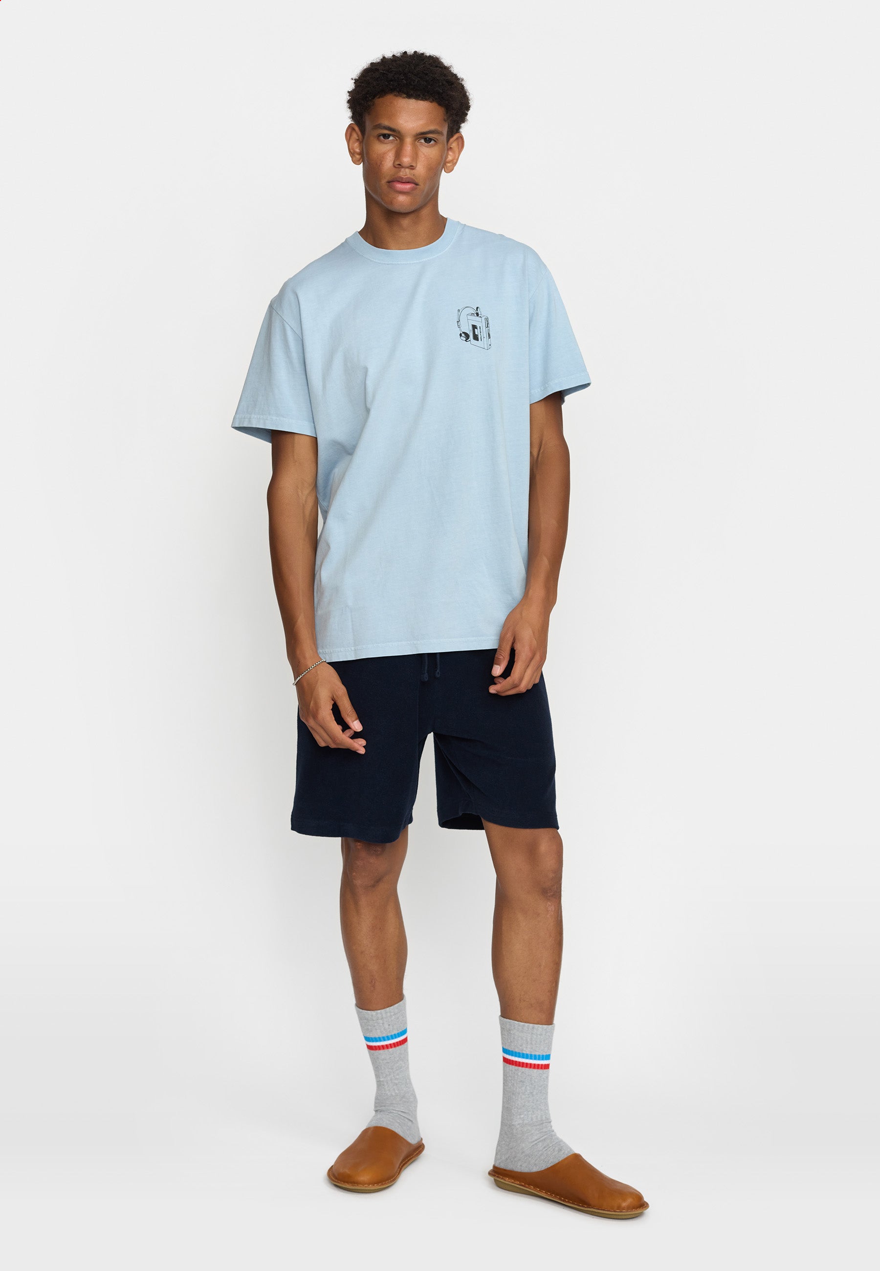 Revolution Printed T-shirt T-Shirts Dustblue