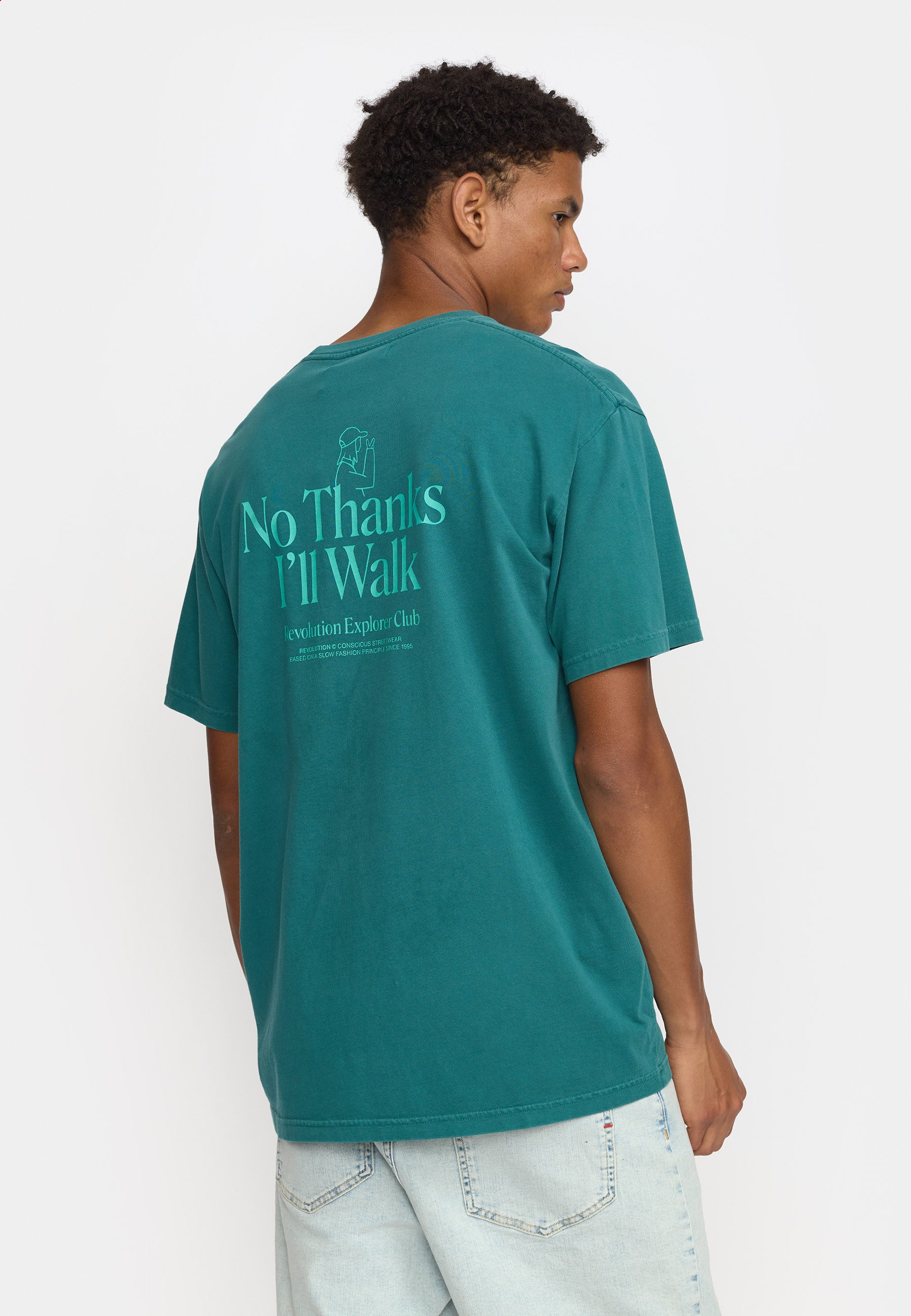 Revolution Printed T-shirt T-Shirts Petrol