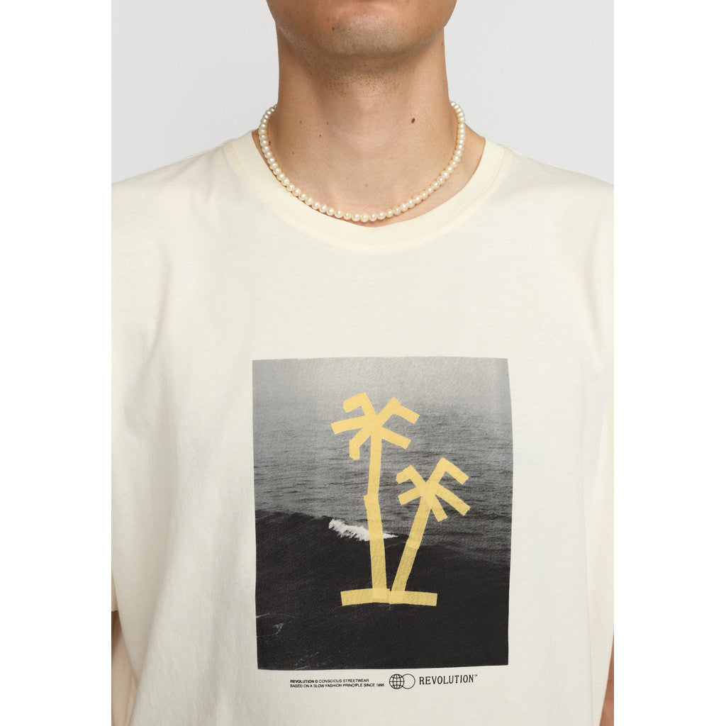 Revolution Printed T-shirt T-Shirts Offwhite