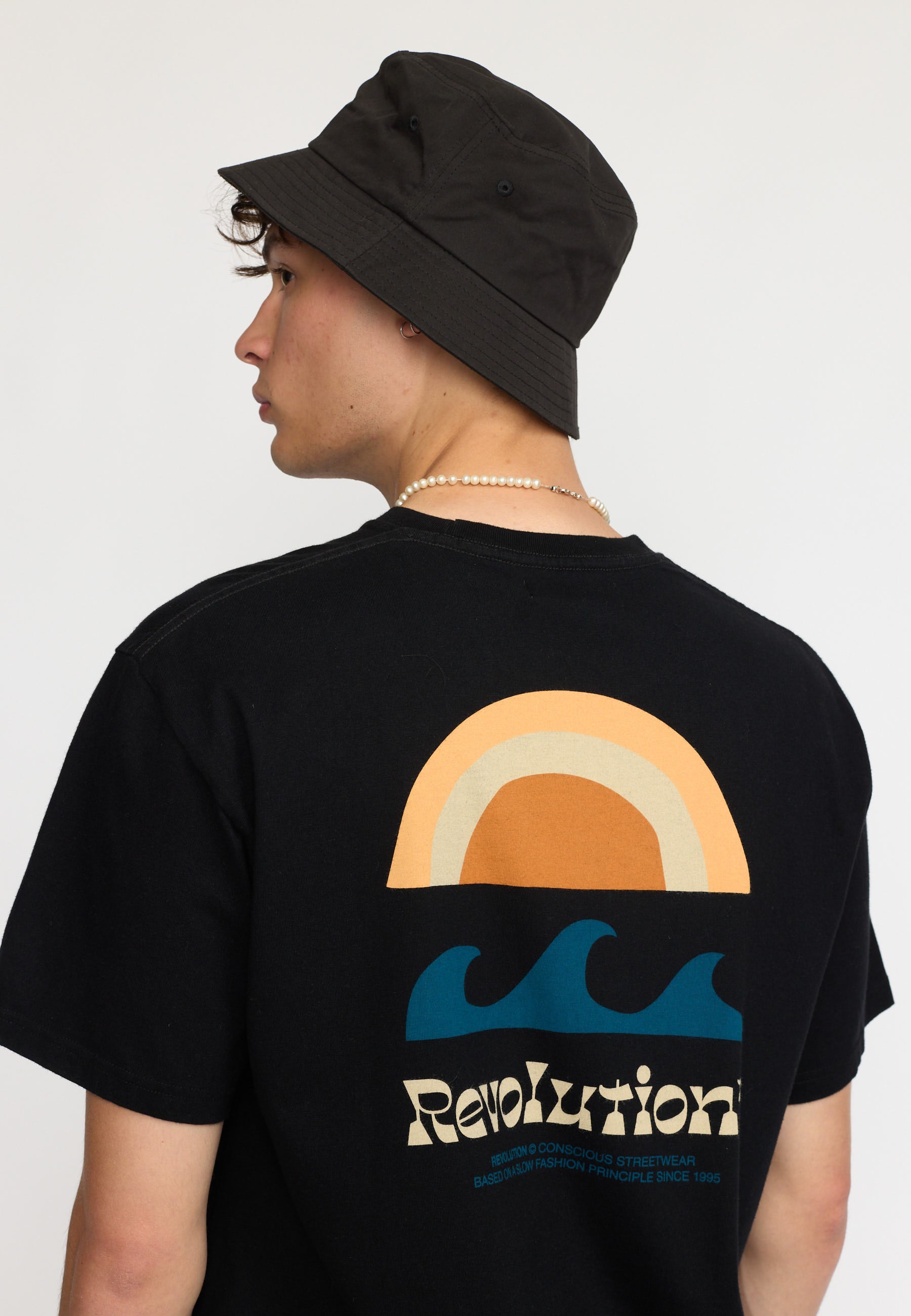 Revolution Printed T-shirt T-Shirts Black