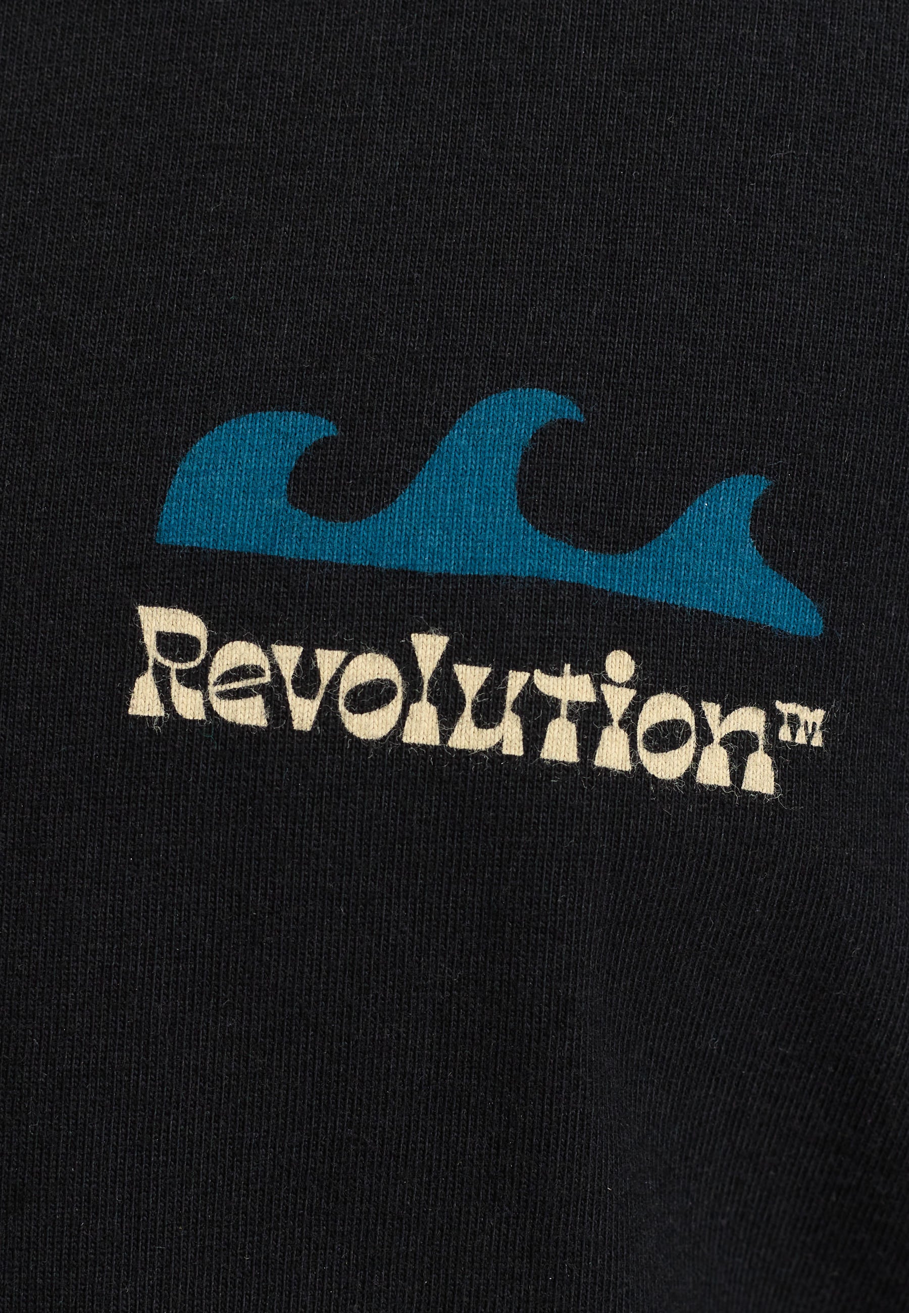 Revolution Printed T-shirt T-Shirts Black