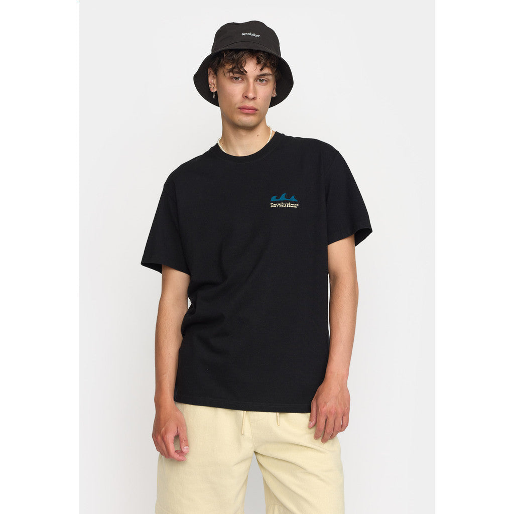 Revolution Printed T-shirt T-Shirts Black