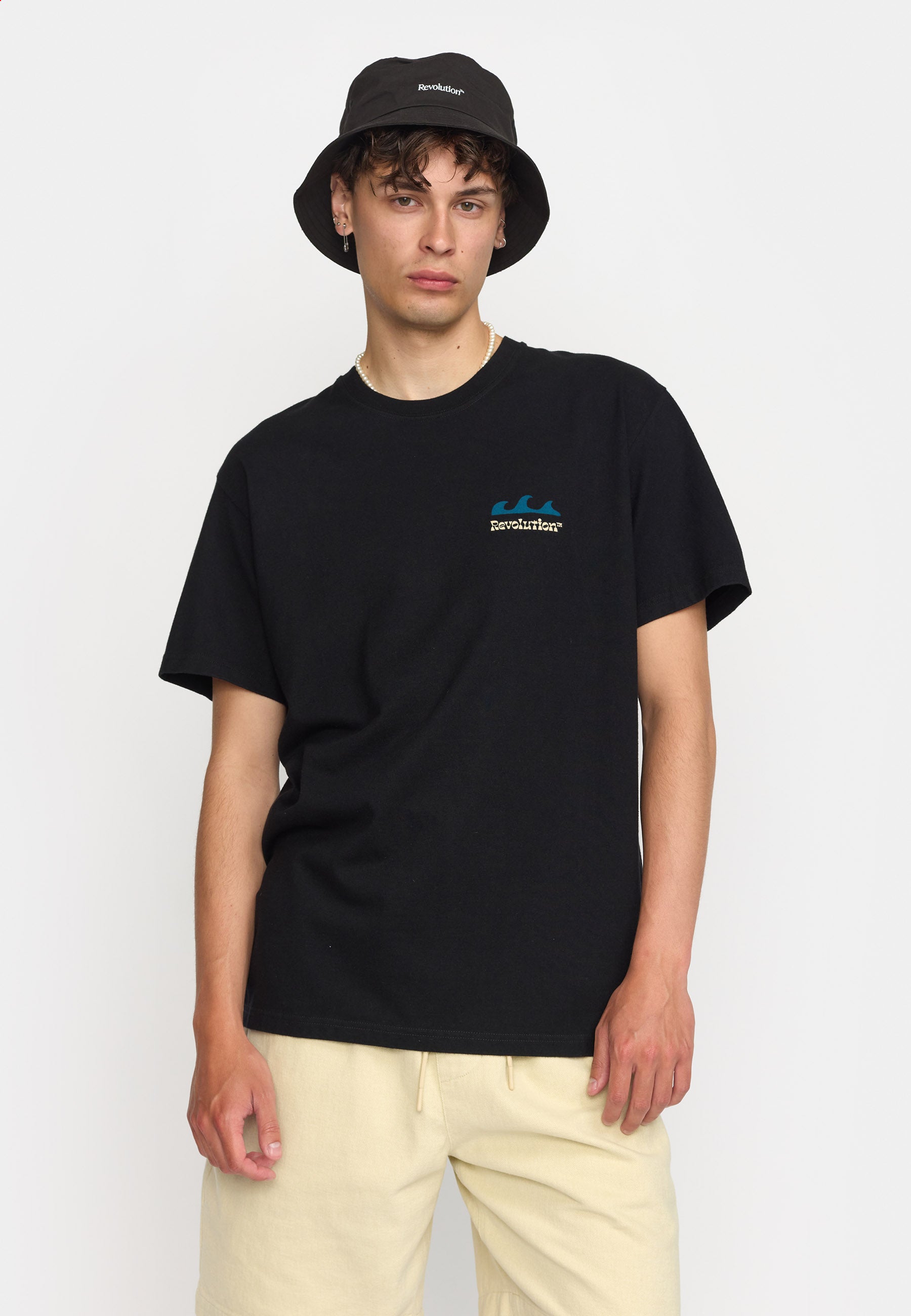 Revolution Printed T-shirt T-Shirts Black