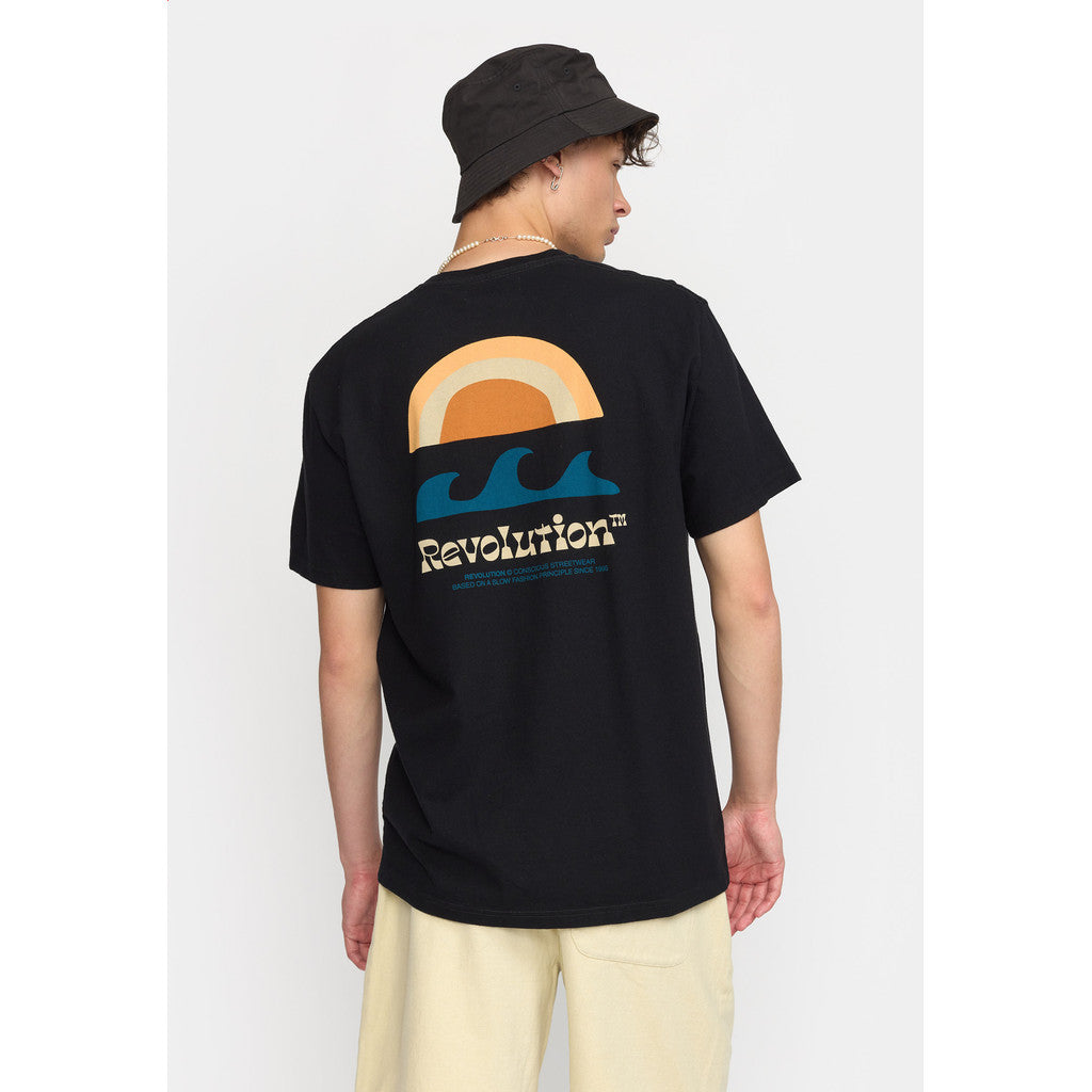 Revolution Printed T-shirt T-Shirts Black