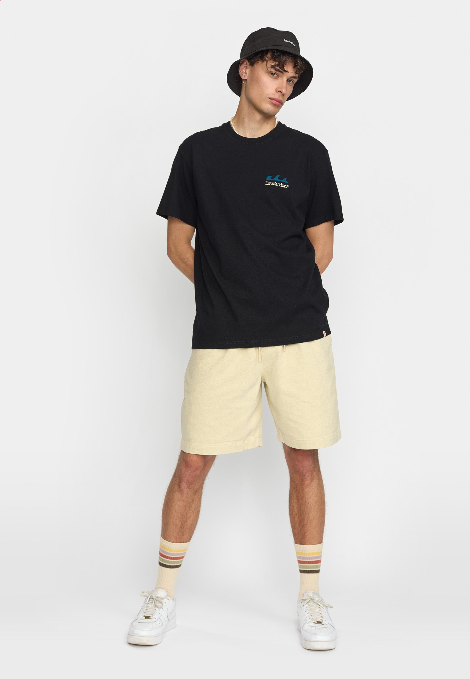Revolution Printed T-shirt T-Shirts Black