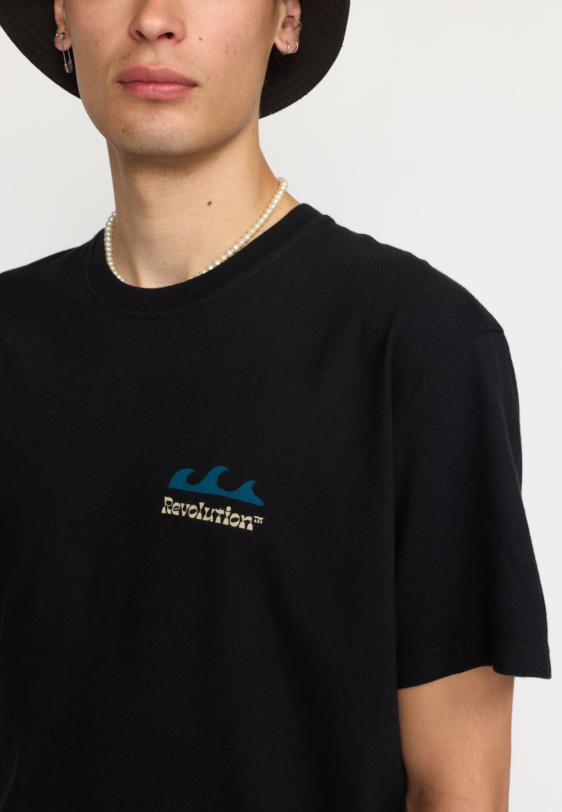 Revolution Printed T-shirt T-Shirts Black