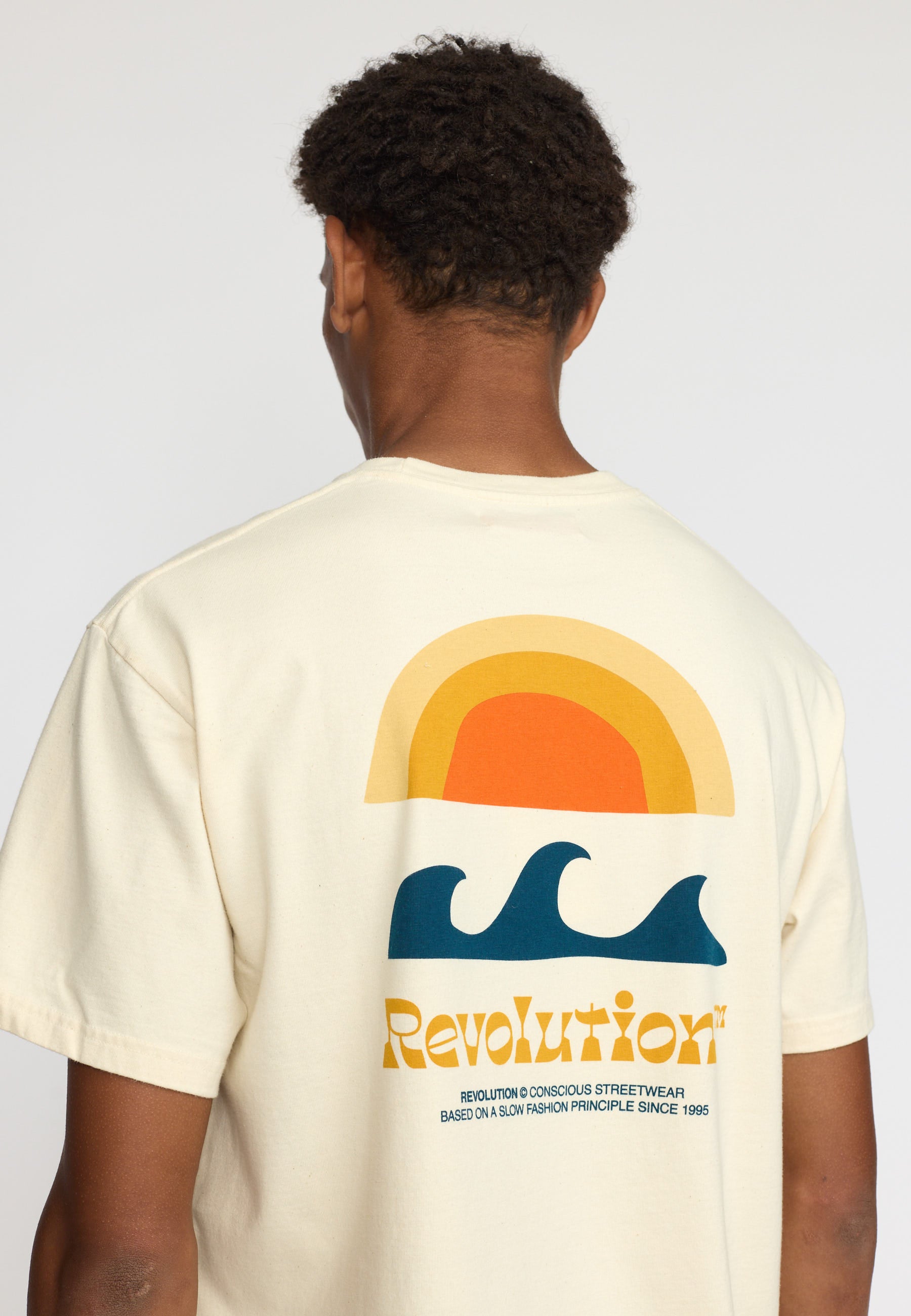 Revolution Printed T-shirt T-Shirts Offwhite