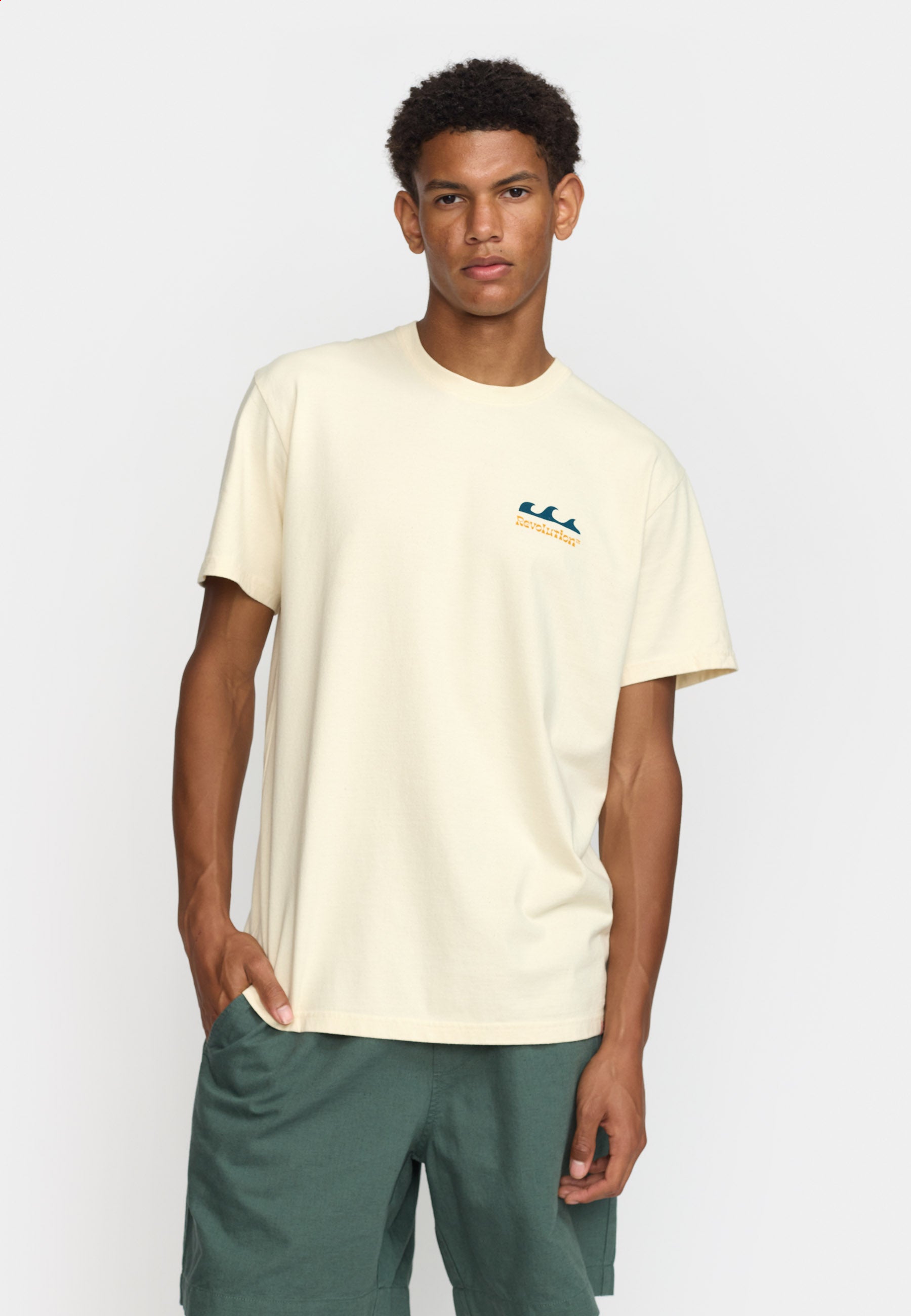 Revolution Printed T-shirt T-Shirts Offwhite