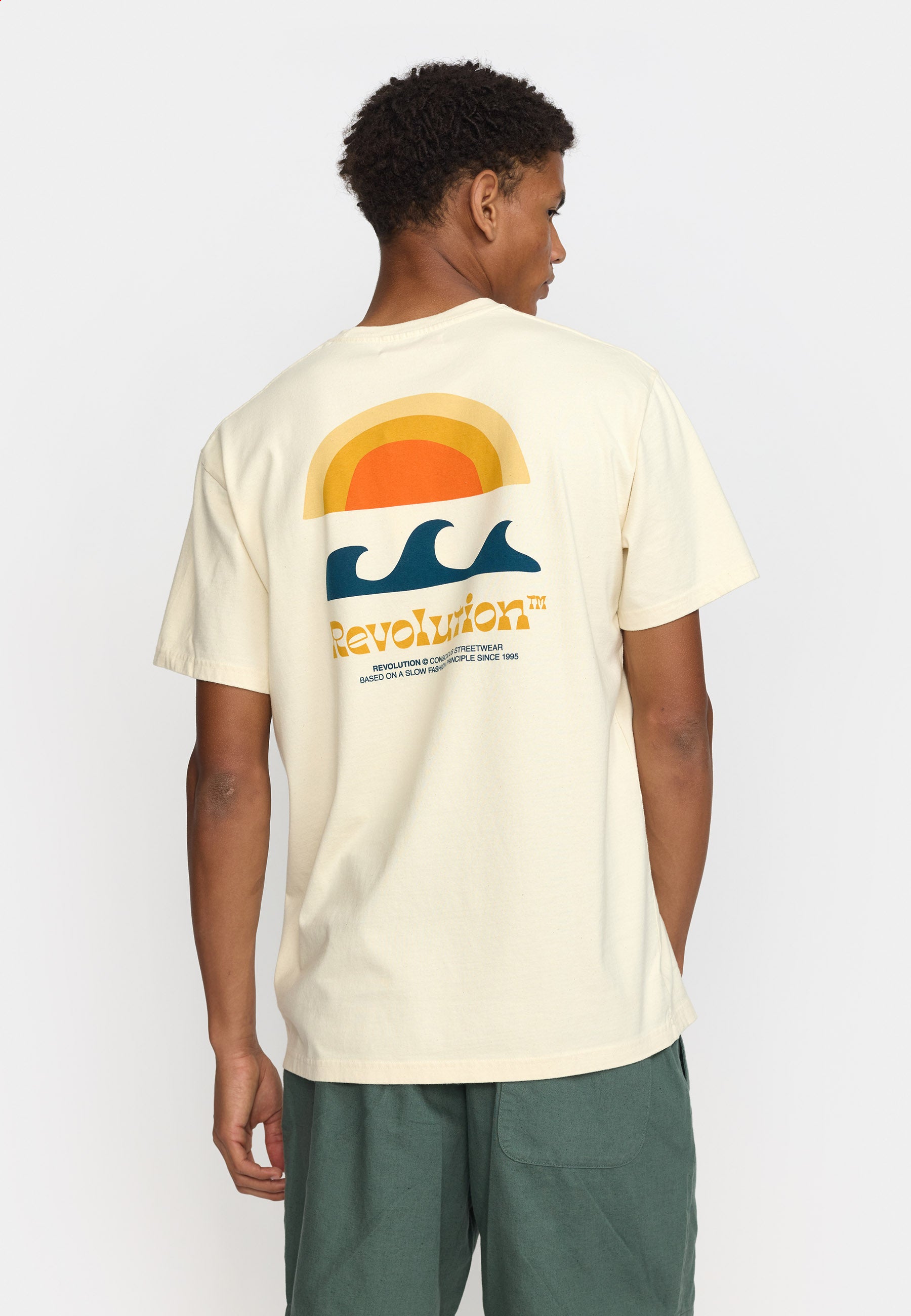Revolution Printed T-shirt T-Shirts Offwhite