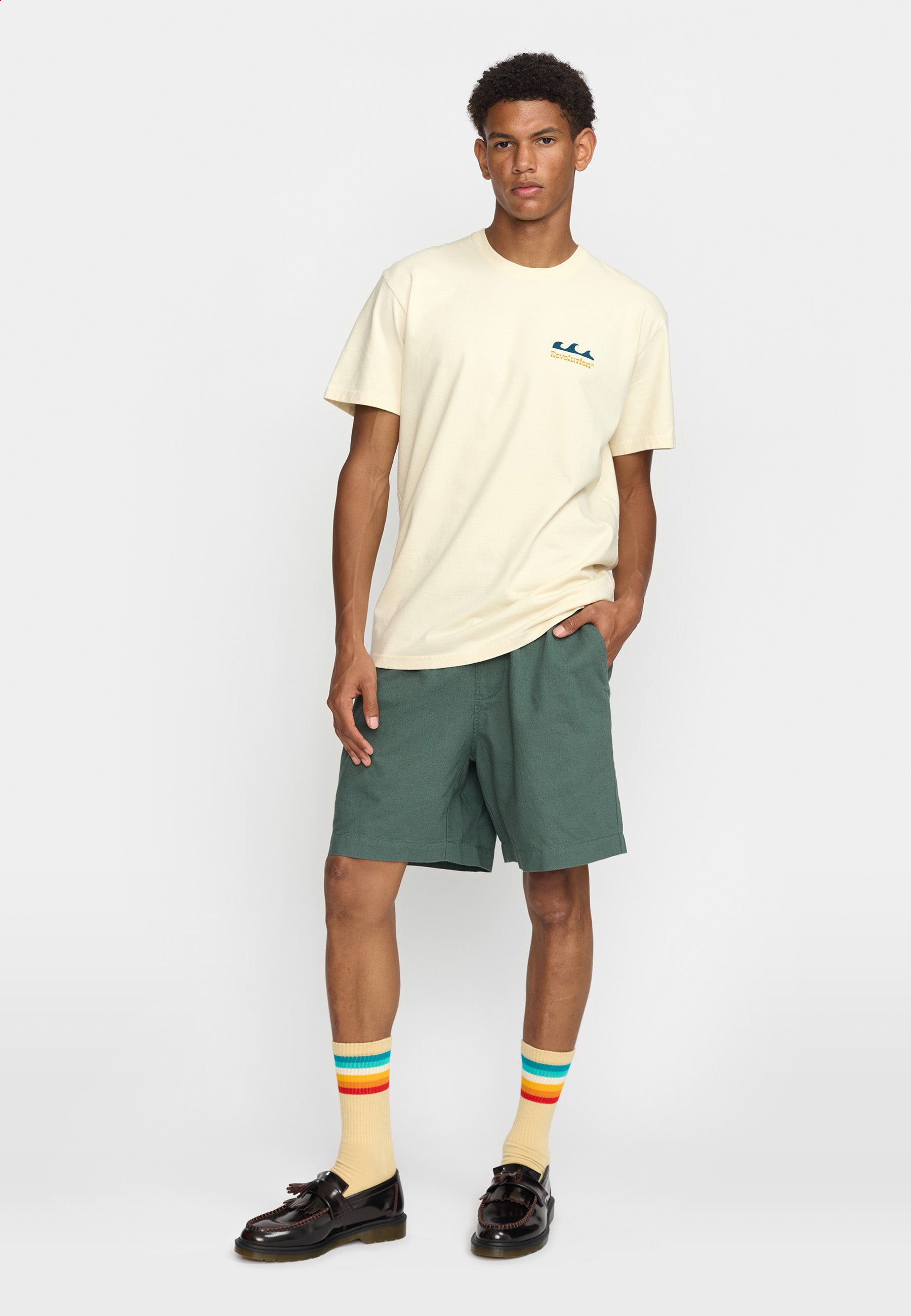 Revolution Printed T-shirt T-Shirts Offwhite