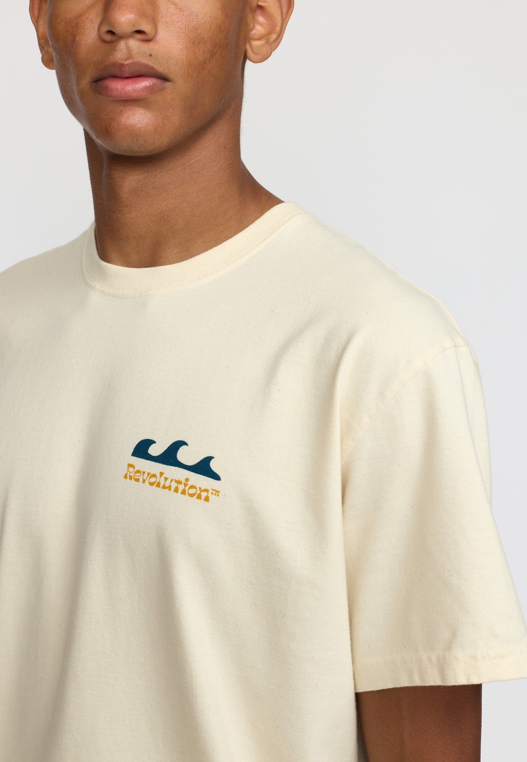 Revolution Printed T-shirt T-Shirts Offwhite