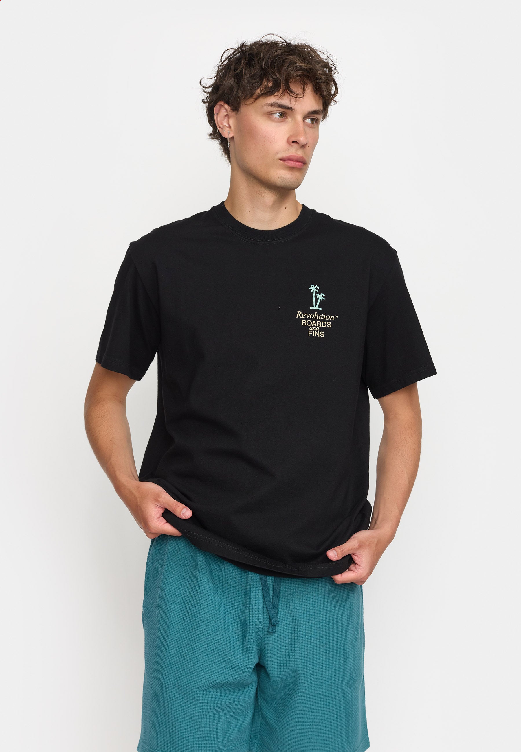 Revolution Printed T-shirt T-Shirts Black