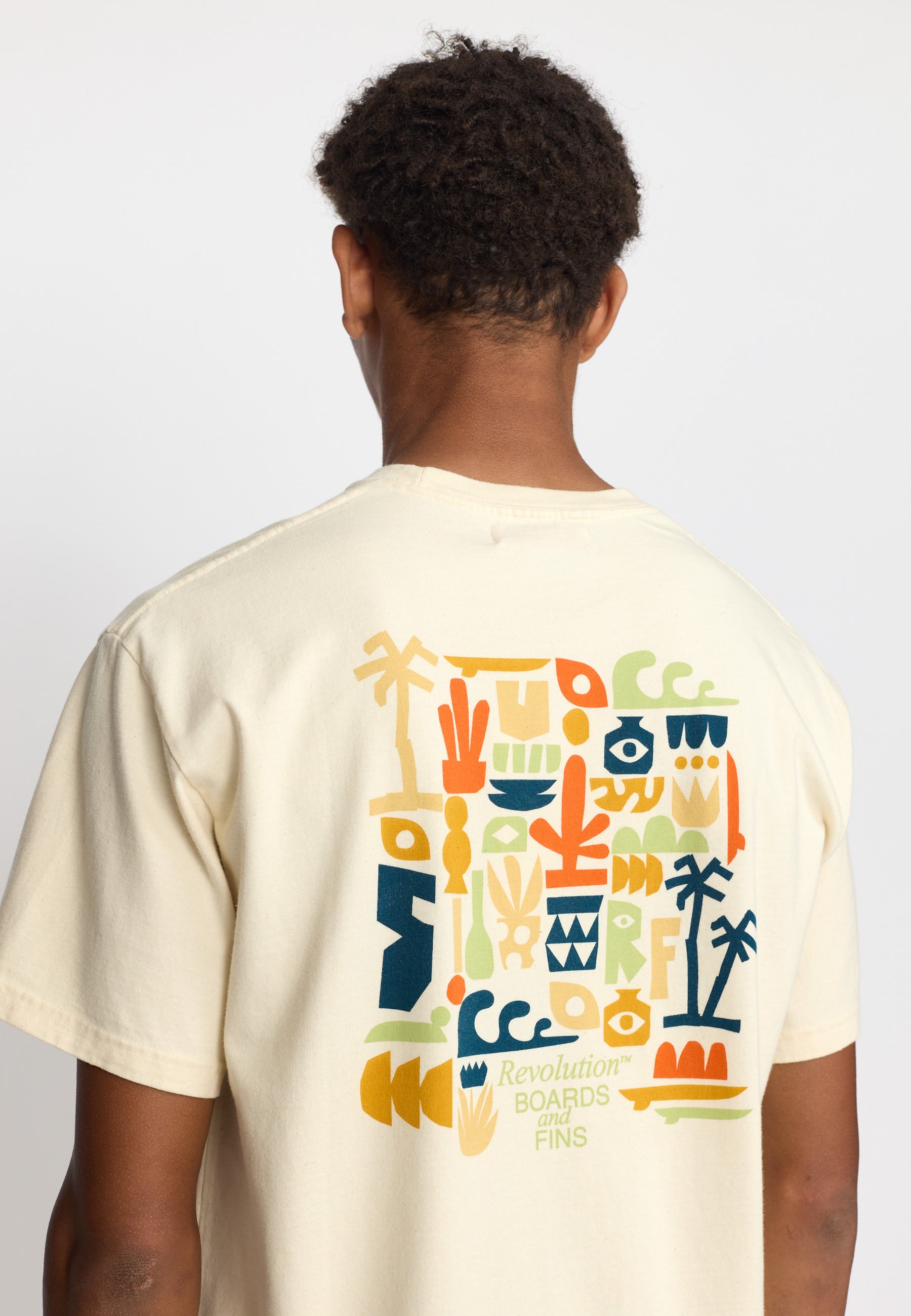Revolution Printed T-shirt T-Shirts Offwhite