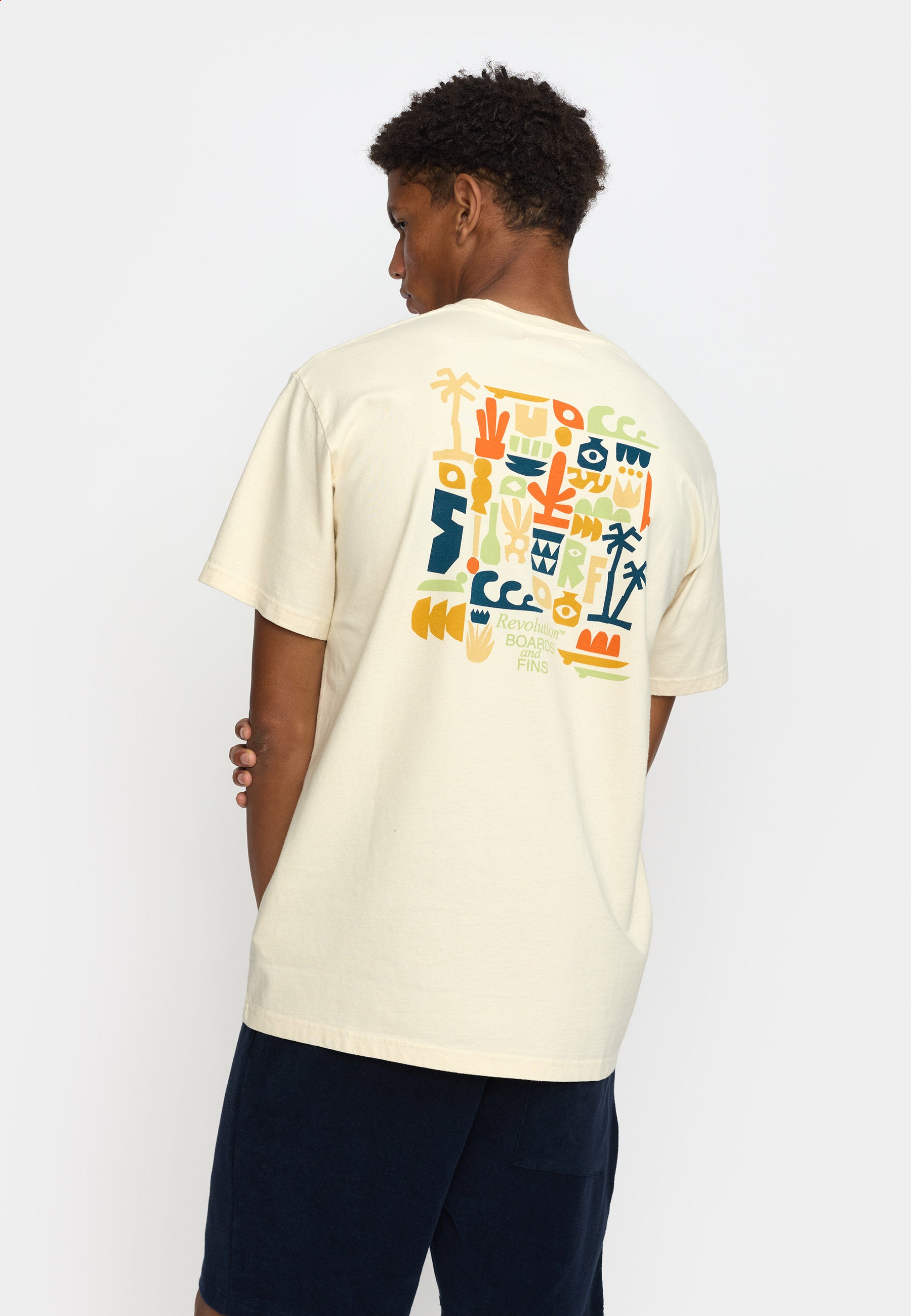 Revolution Printed T-shirt T-Shirts Offwhite
