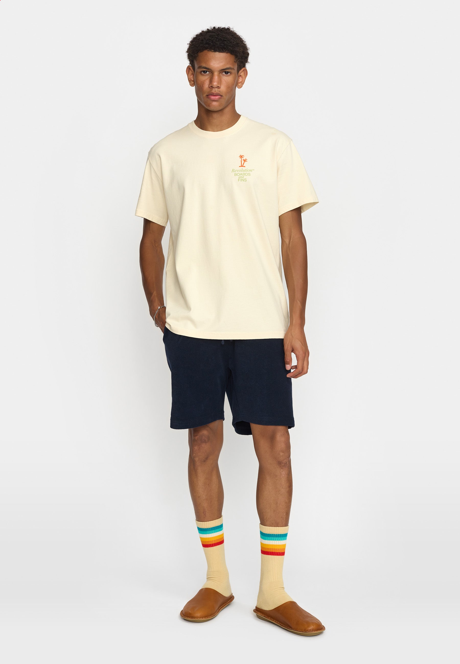 Revolution Printed T-shirt T-Shirts Offwhite