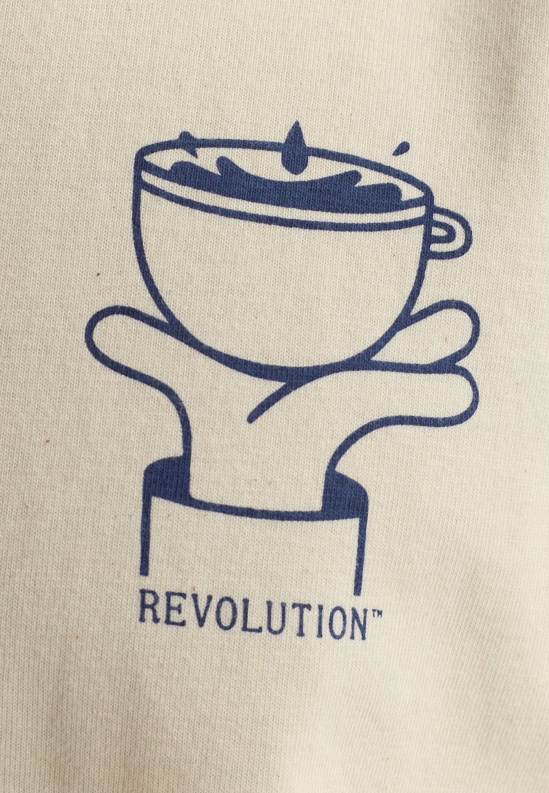 Revolution Printed T-shirt T-Shirts Offwhite