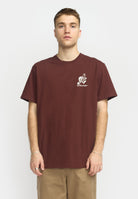 Revolution Printed T-shirt T-Shirts Burgundy