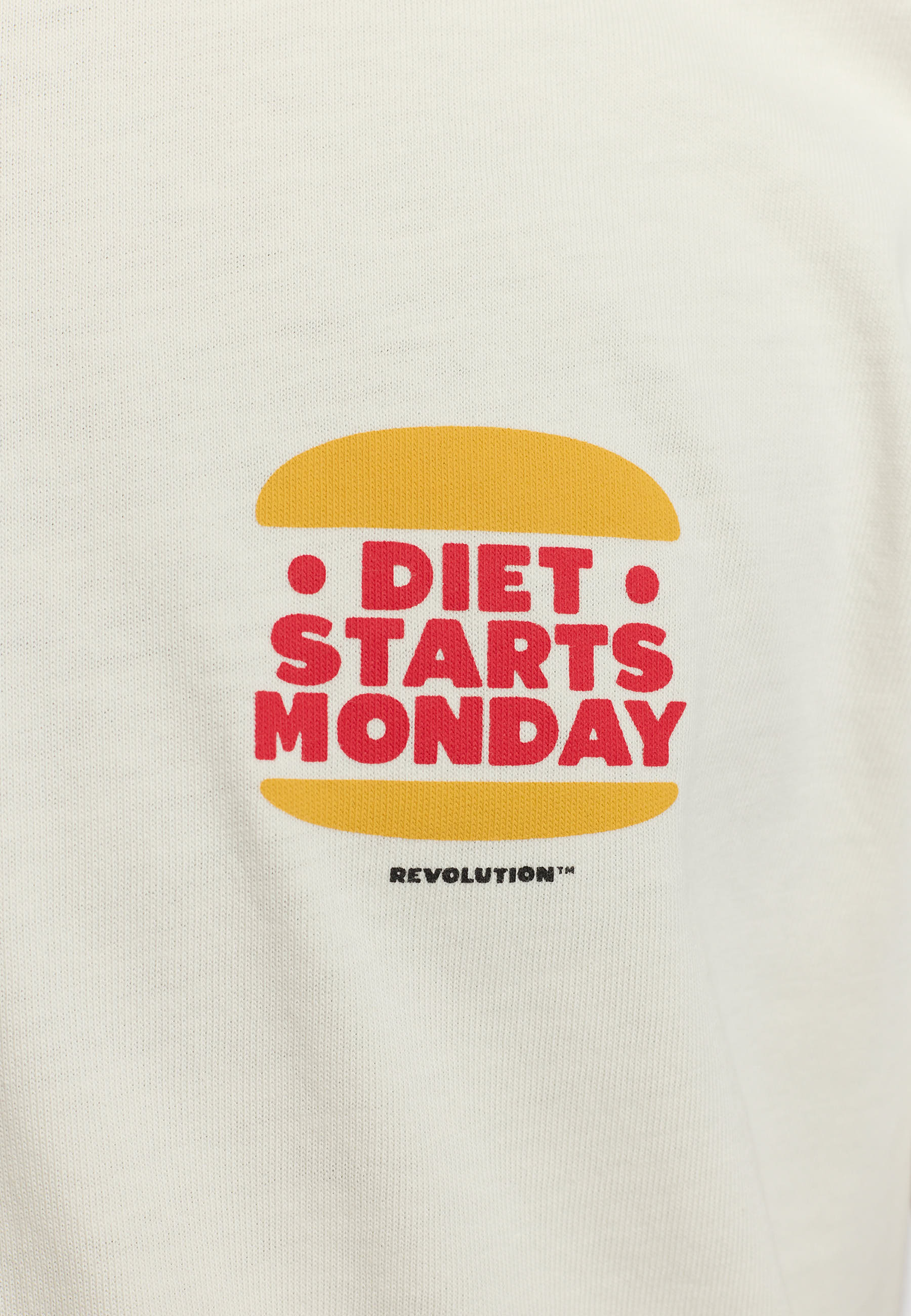 Revolution Printed T-shirt T-Shirts Offwhite